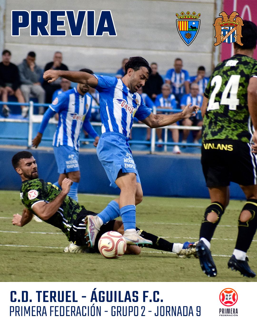 PREVIA > Teruel - Águilas > Máxima urgencia para un duelo inédito