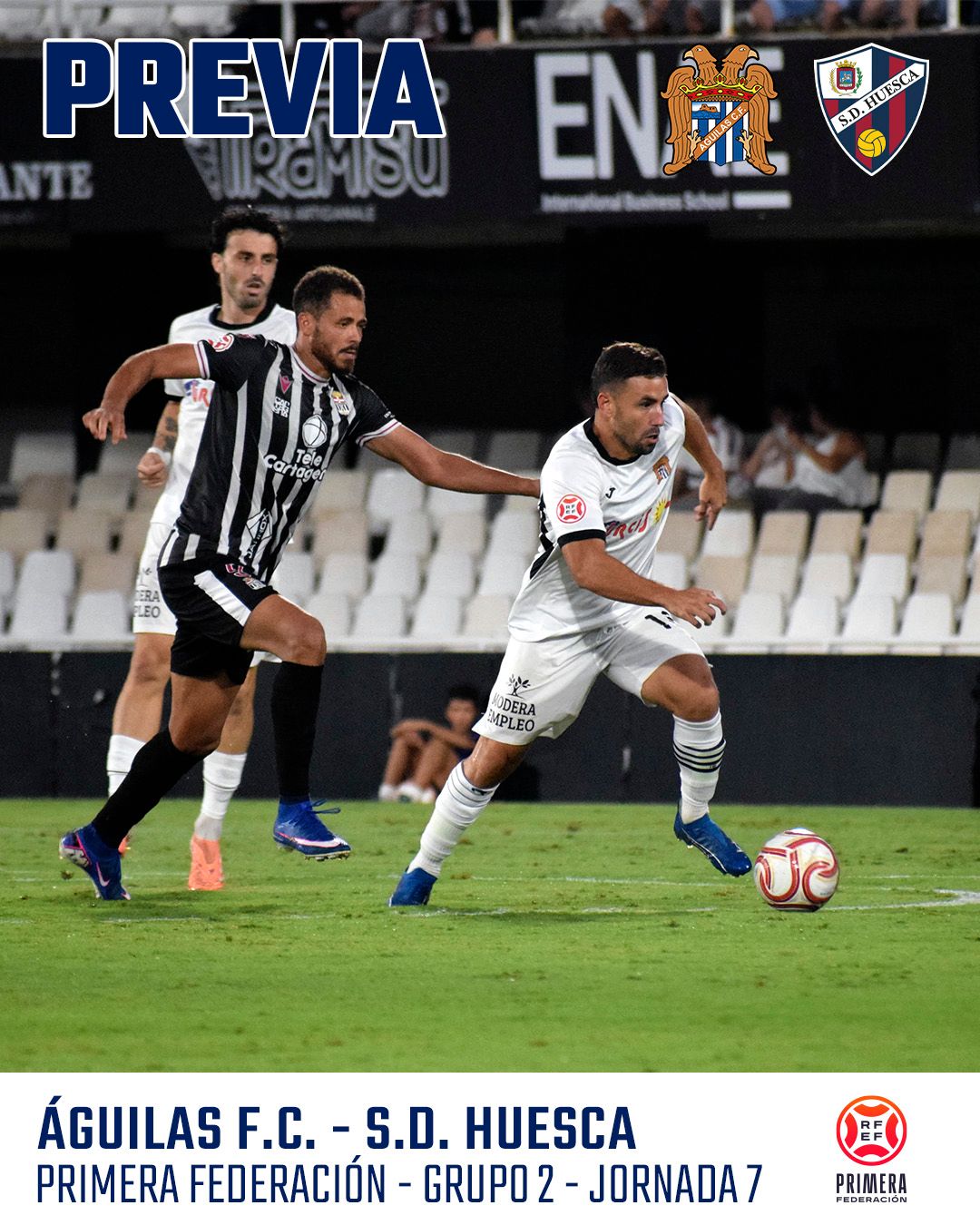 PREVIA > Águilas - Huesca > En busca de la racha prometida