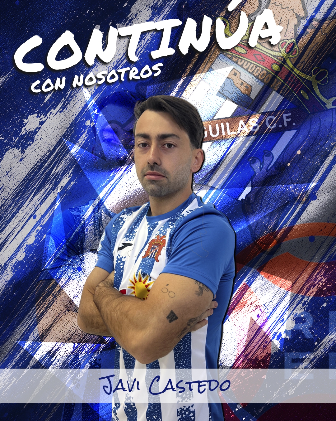 Image for Javi Castedo cumplirá su tercera temporada como blanquiazul