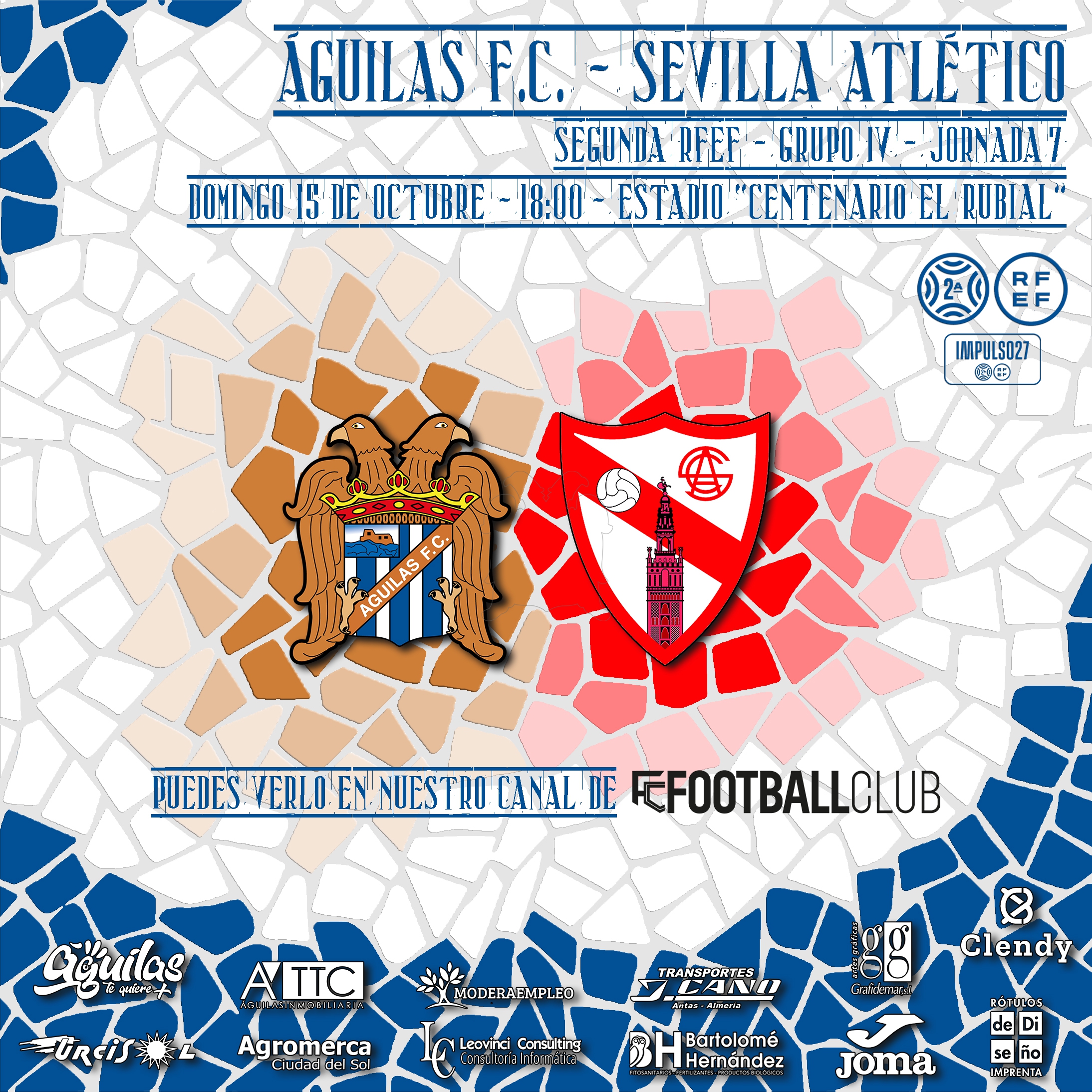 Image for Águilas F.C. - Sevilla Atlético | PREVIA | La mejor defensa recibe al mejor ataque