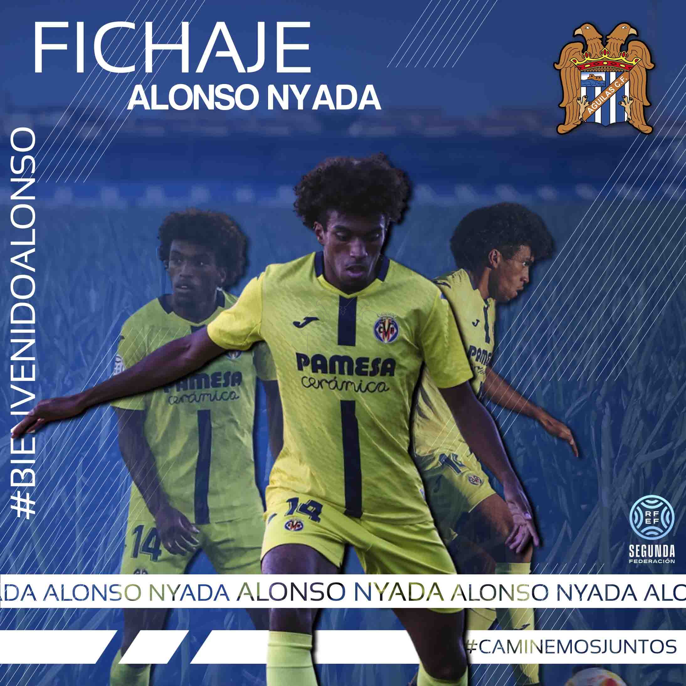 Image for El sub-23 Alonso Nyada apuntala el centro del campo del Águilas Fútbol Club