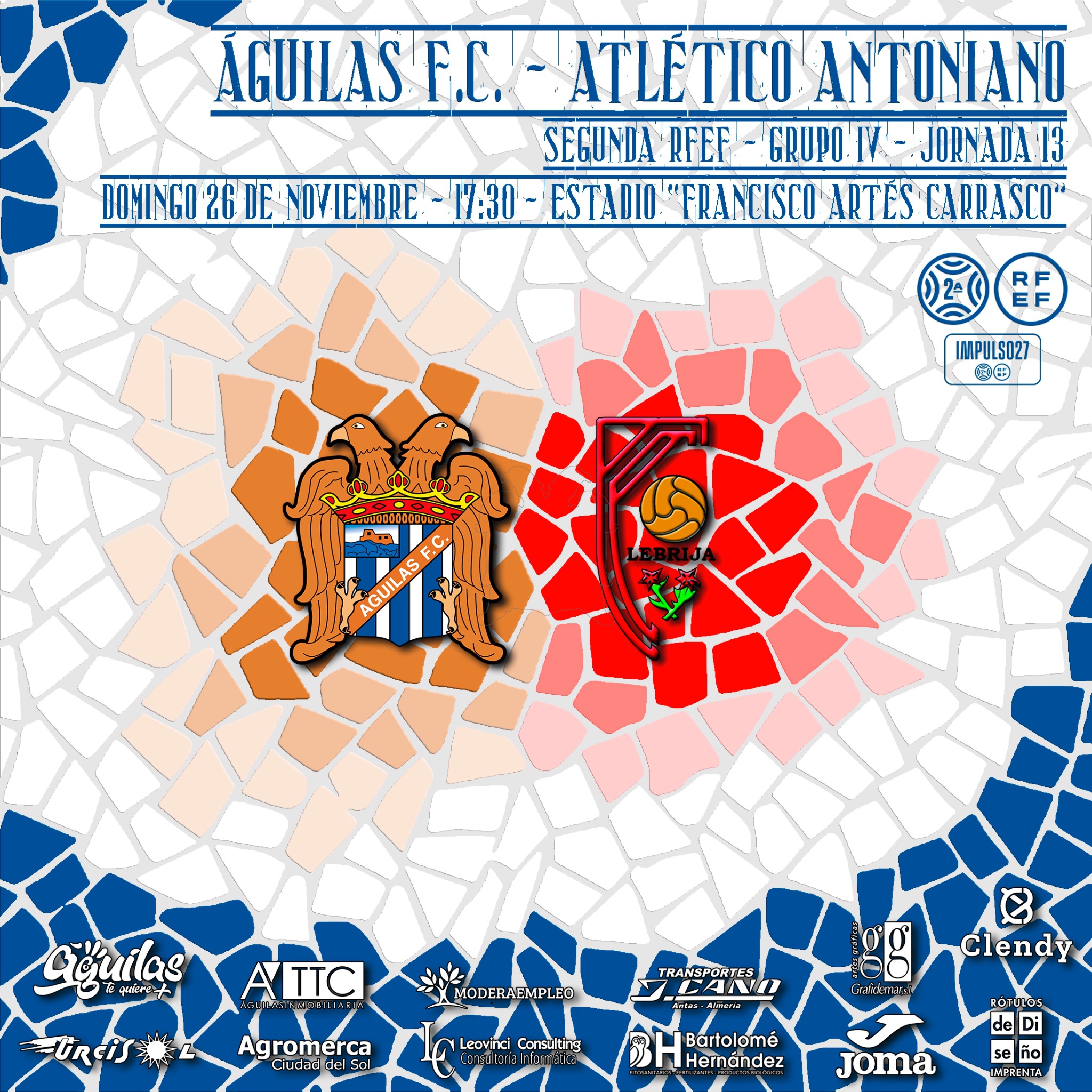 Image for Águilas F.C. - C.A. Antoniano  | PREVIA | Que el Artés Carrasco parezca El Rubial