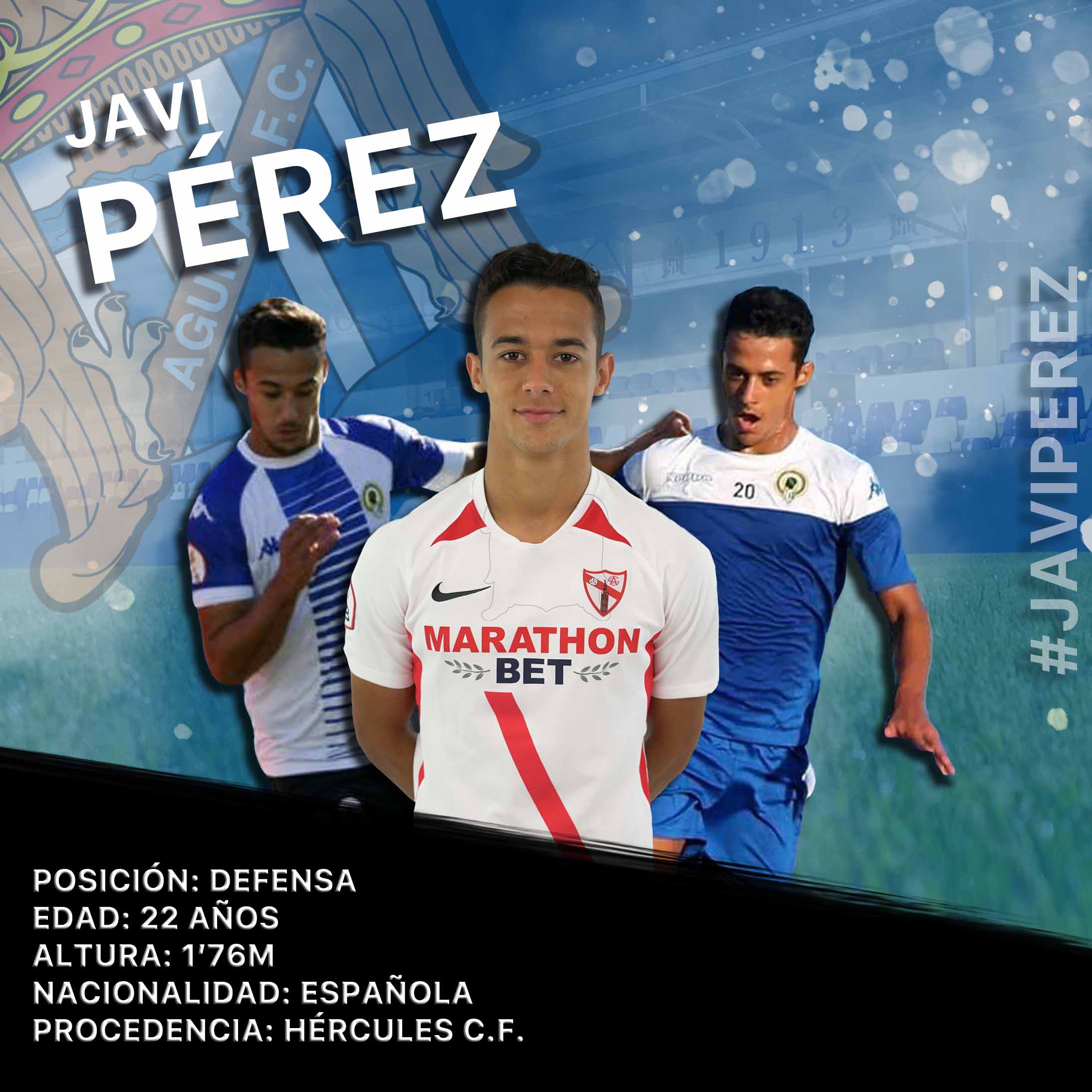 Image for El lateral diestro Javi Pérez, nuevo fichaje del Águilas Fútbol Club