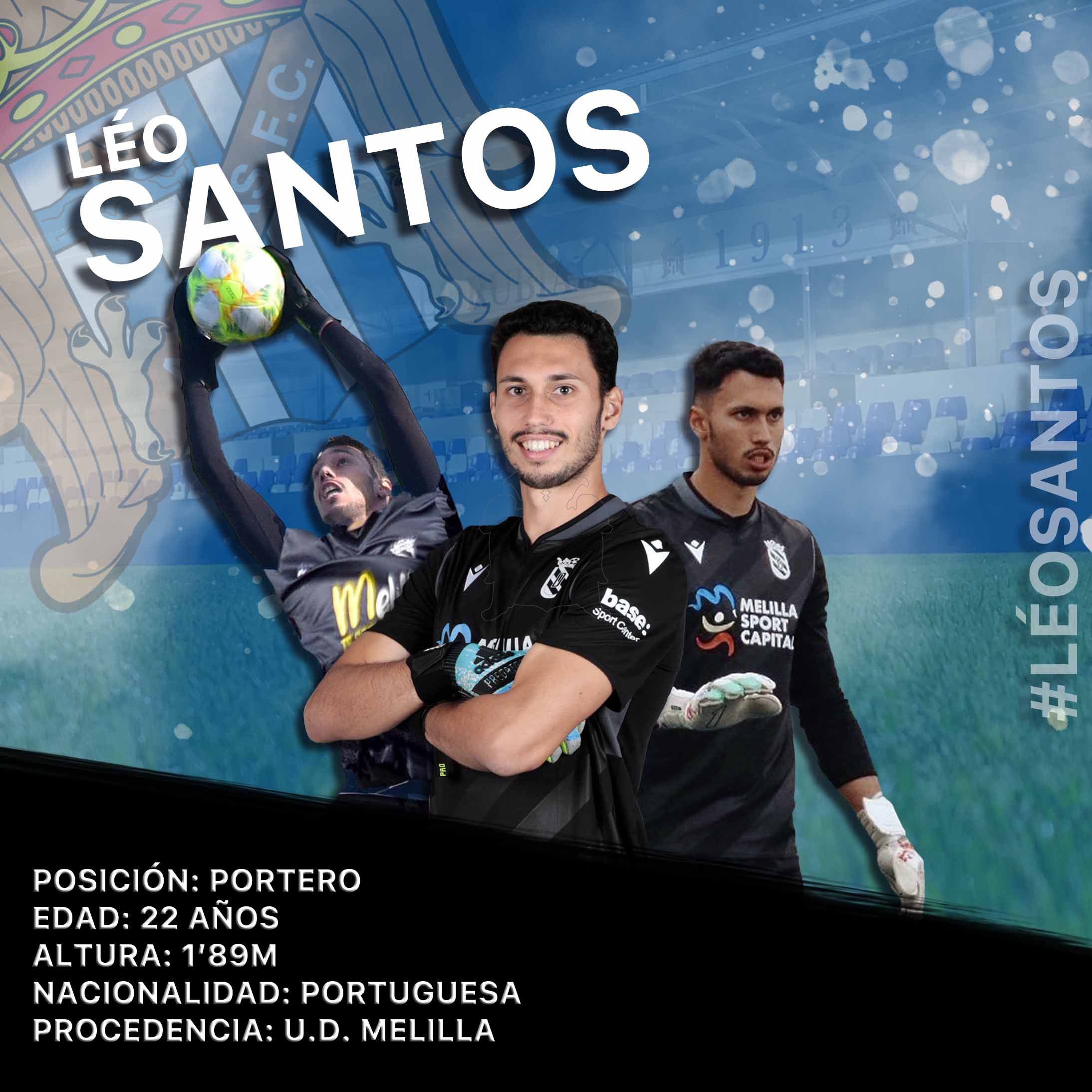Image for El portero portugués Léo Santos se incorpora al Águilas Fútbol Club