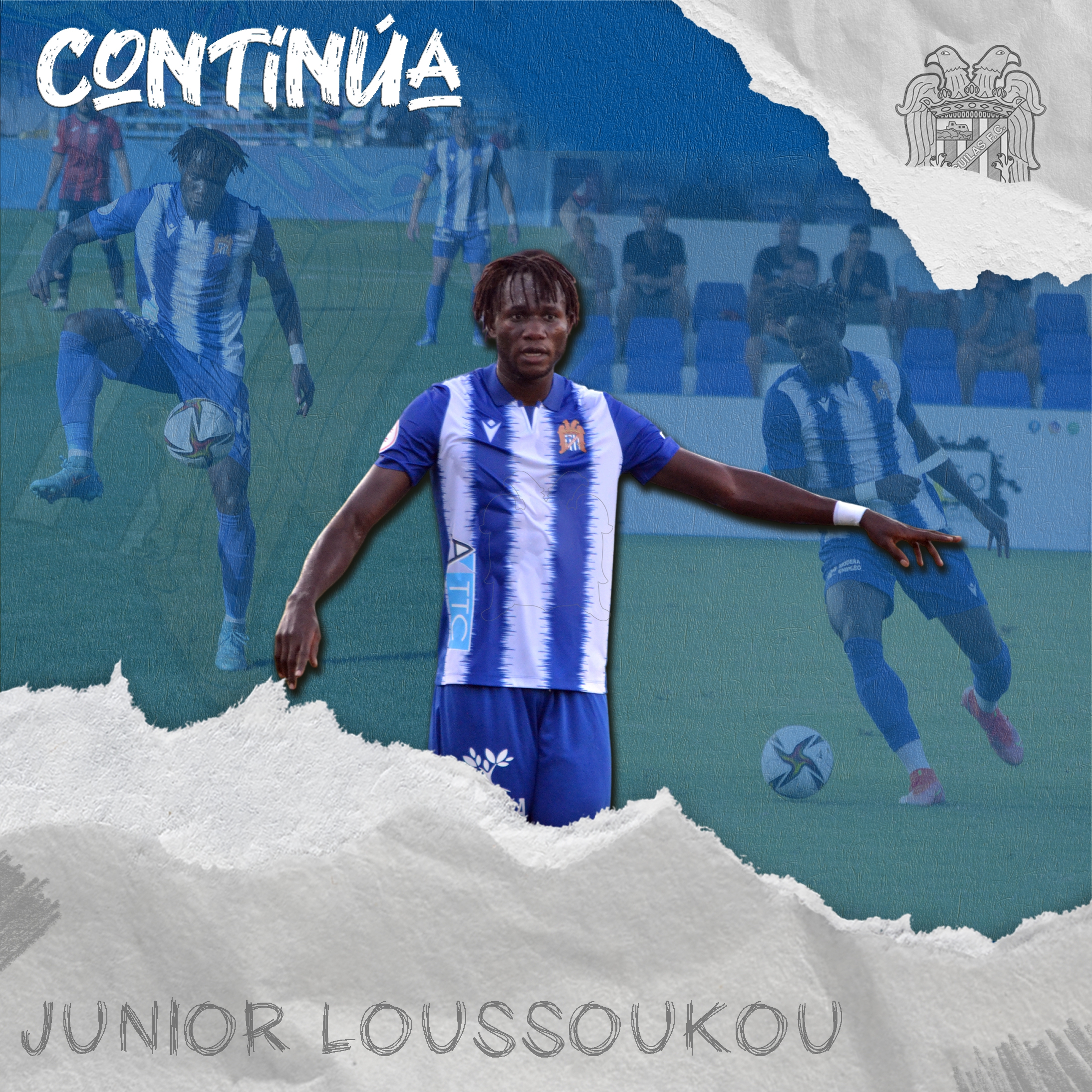 Image for Junior Loussoukou jugará por tercer año consecutivo en el Águilas