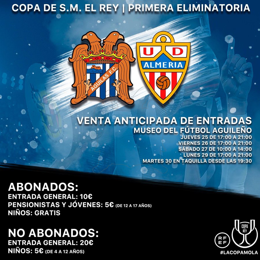 Image for Águilas F.C. - U.D. Almería |PREVIA COPA DEL REY| Llega la fiesta del fútbol