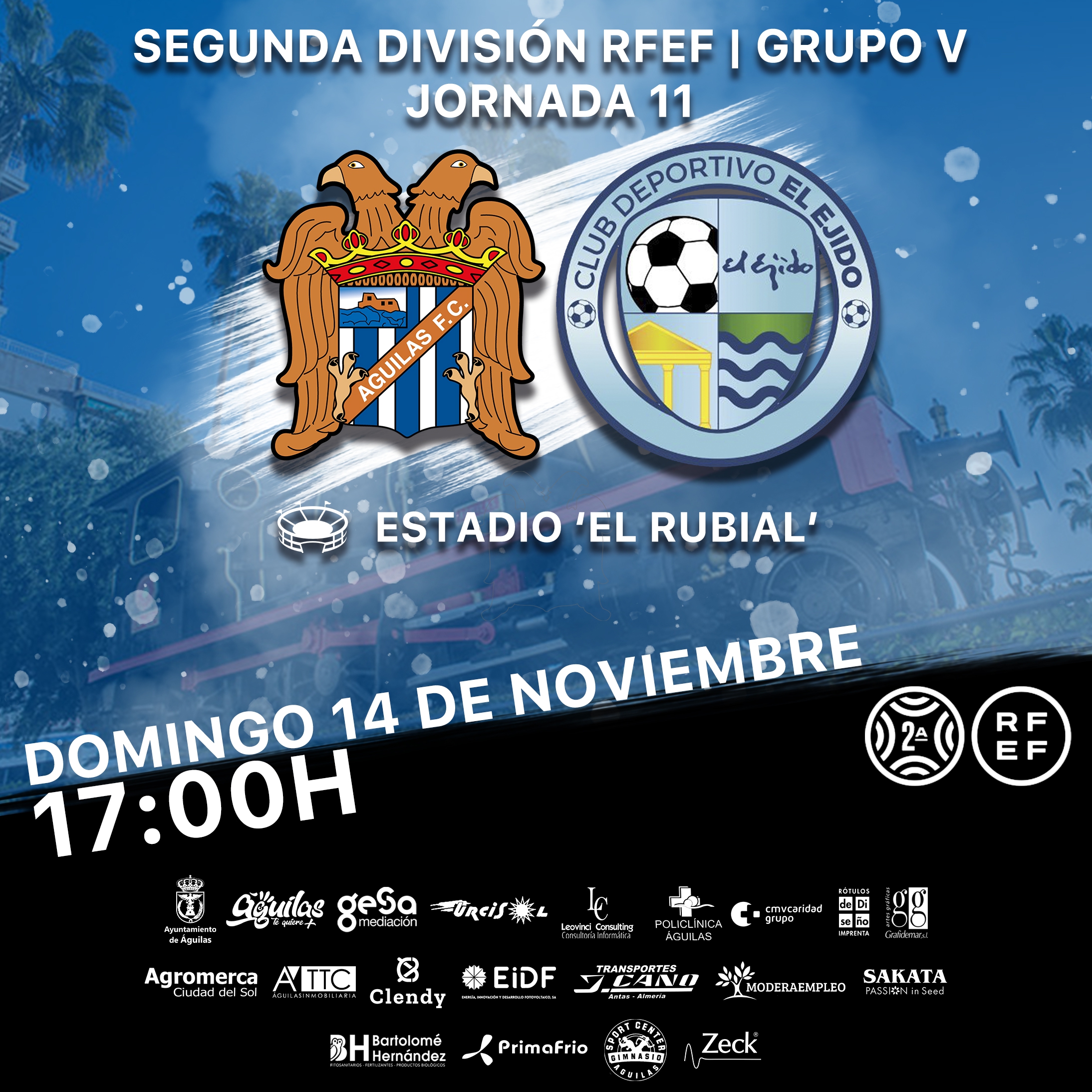 Image for Jornada 11 14/11/21 Águilas Fútbol Club – Club Dpto. El Ejido 2012. Que la transición sea con victoria