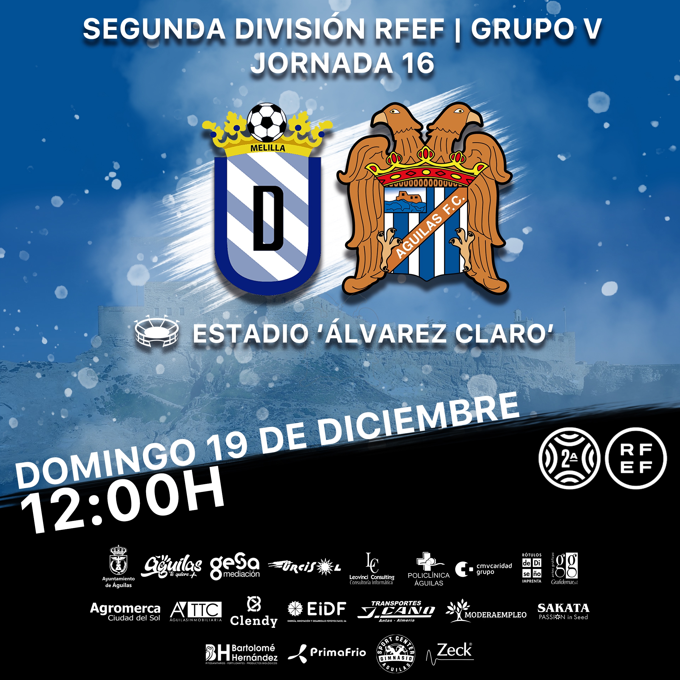 Image for U.D. Melilla - Águilas F.C. |PREVIA| Una alegría para despedir el año