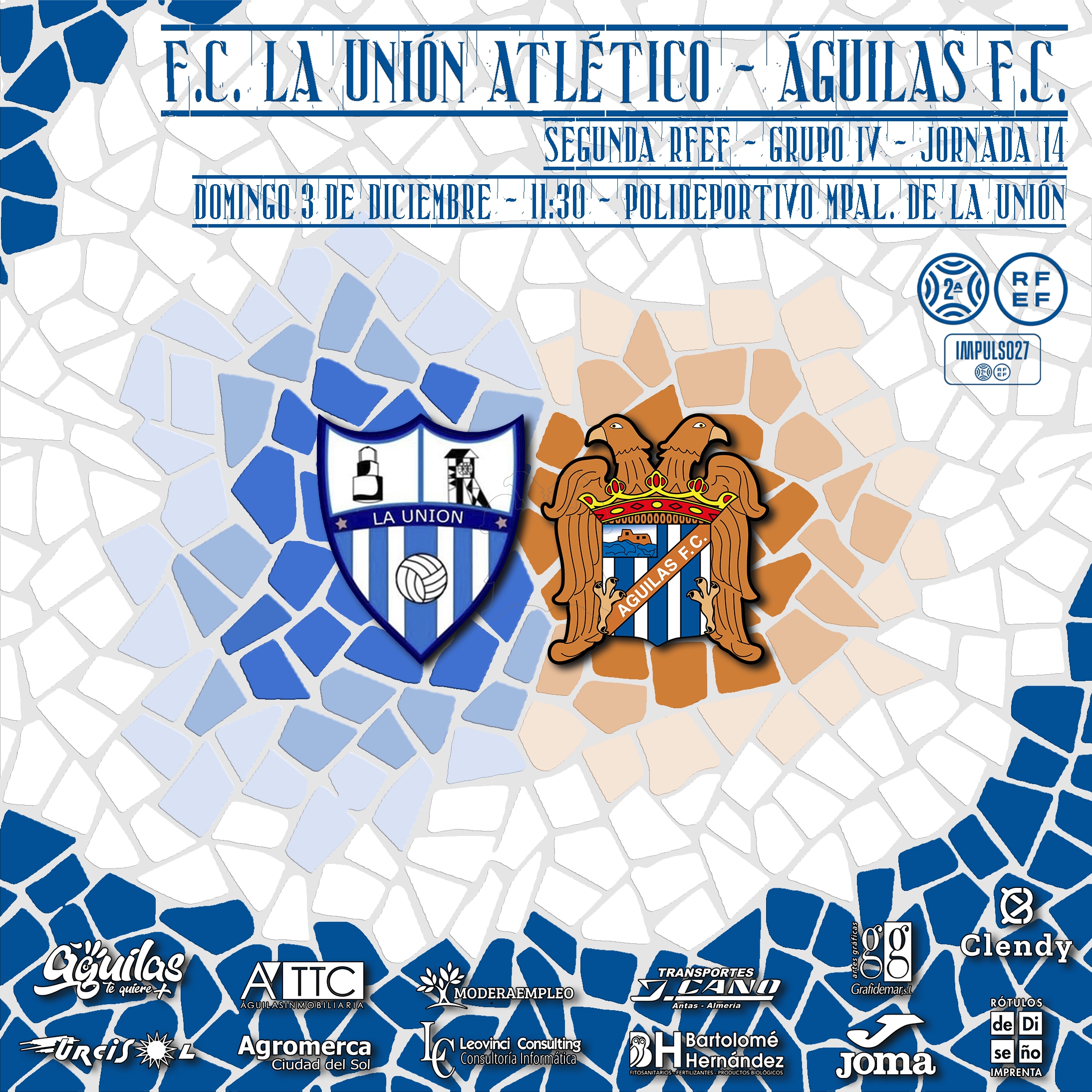 F.C. La Unión Atl. - Águilas F.C. | PREVIA | Un derbi con vistas al liderato 