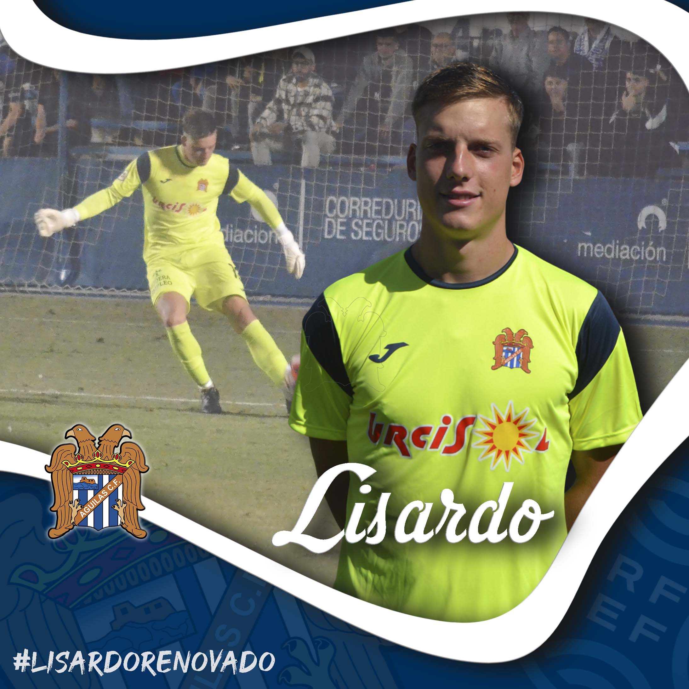 Lisardo blinda la portería del Águilas