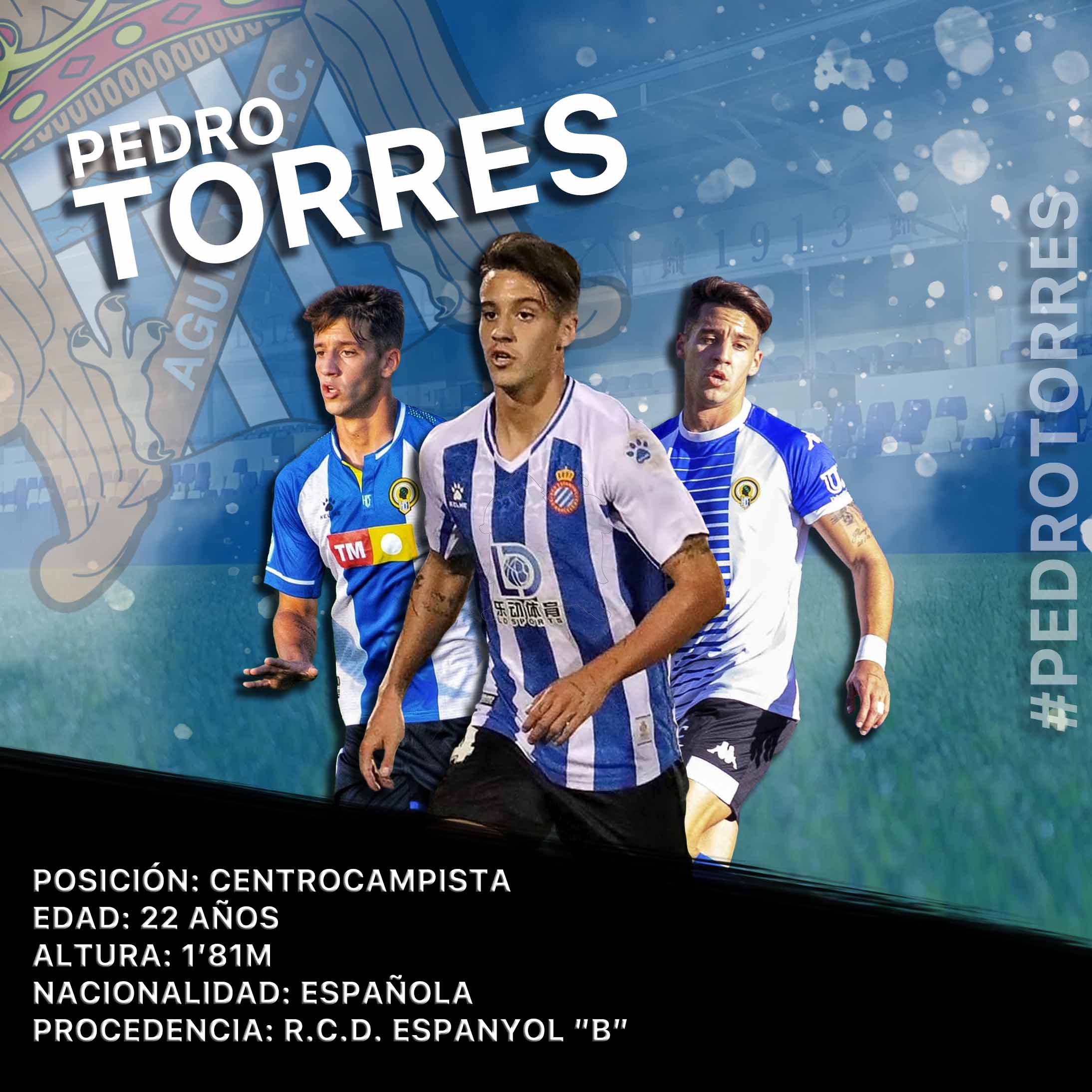Pedro Torres llega al Águilas procedente del Espanyol ‘B’