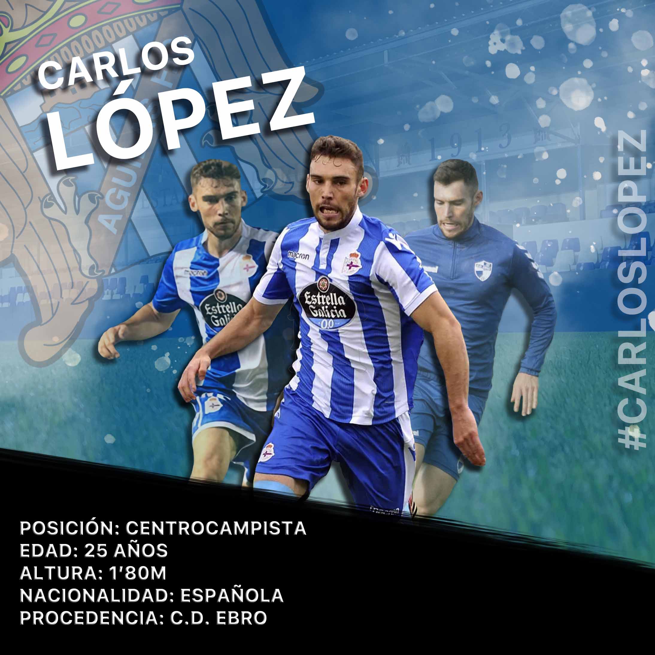 Carlos López, cuarto fichaje del Águilas para la temporada 2021/2022