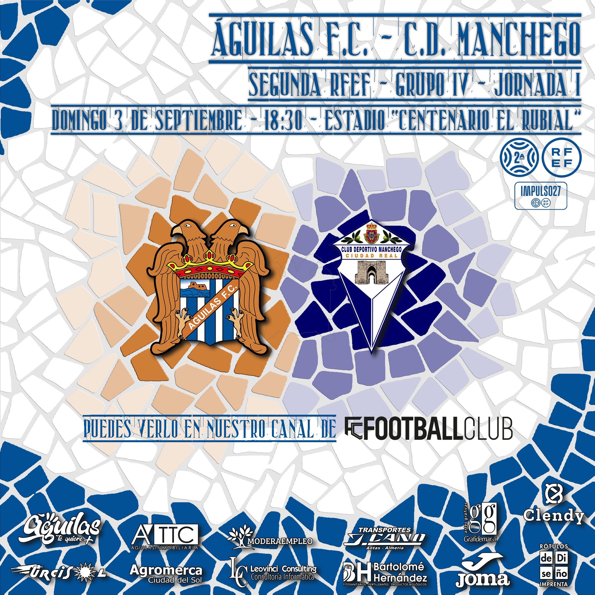 Águilas F.C. - C.D. Manchego  | PREVIA | Primer examen para la ilusión del nuevo proyecto