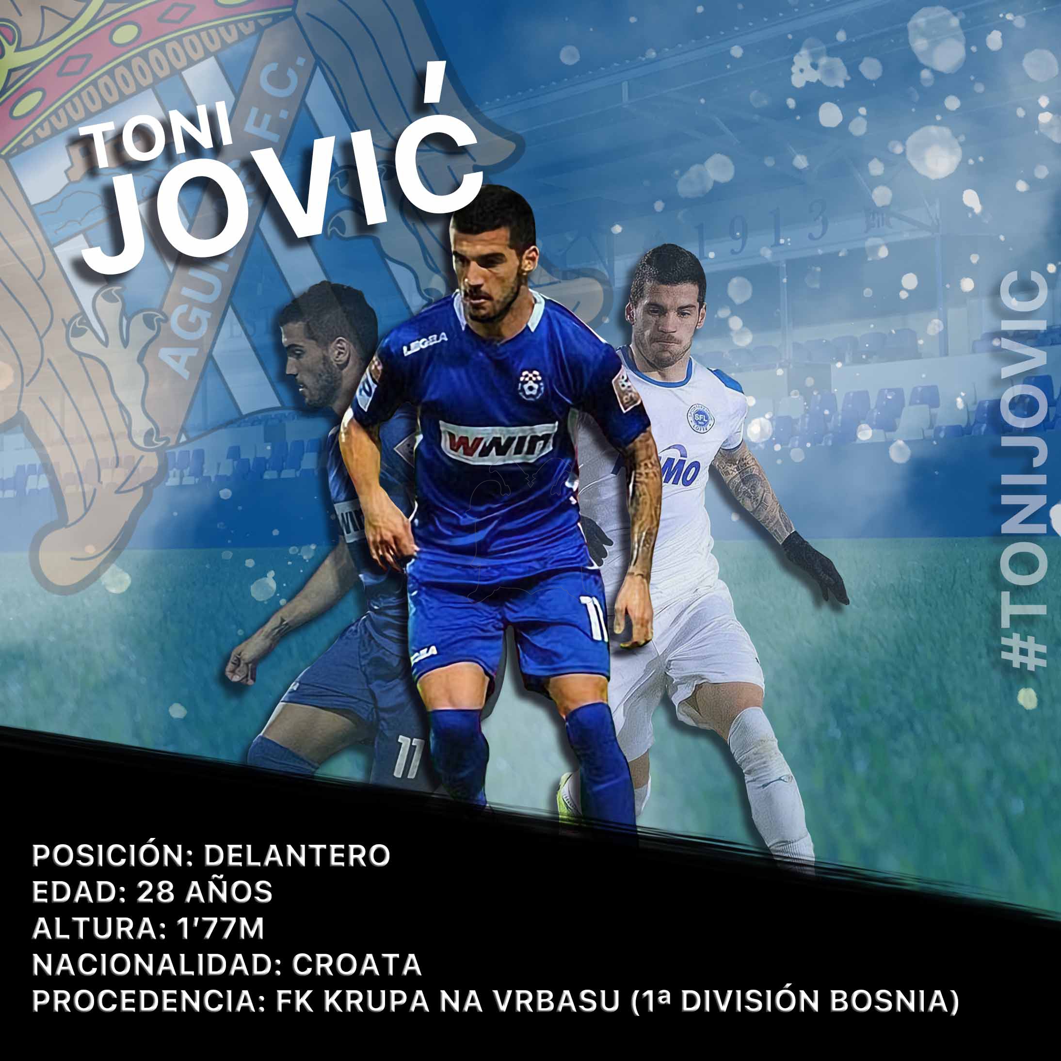 Toni Jovic, primer fichaje del Águilas 21/22
