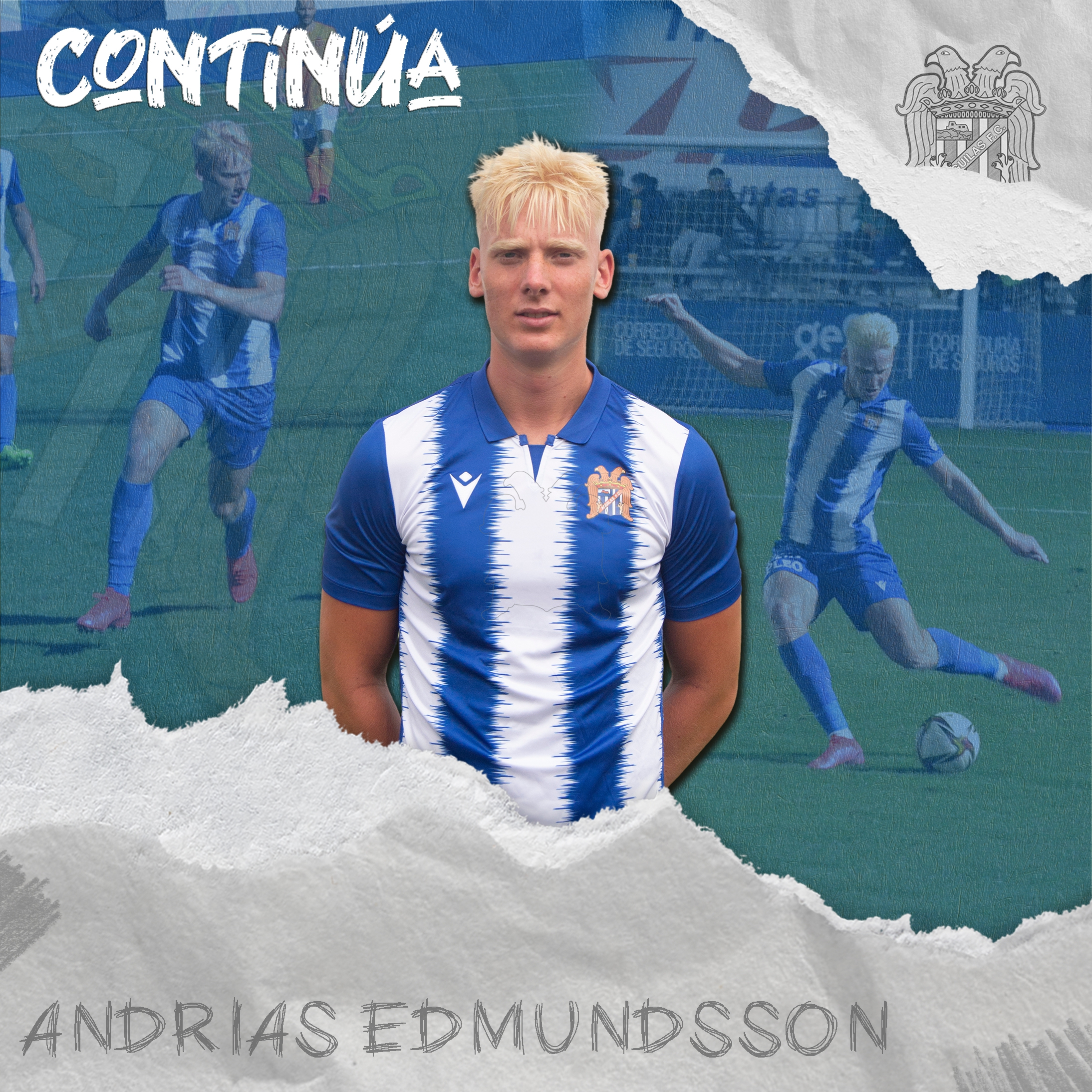 Edmundsson continuará en el Águilas Fútbol Club