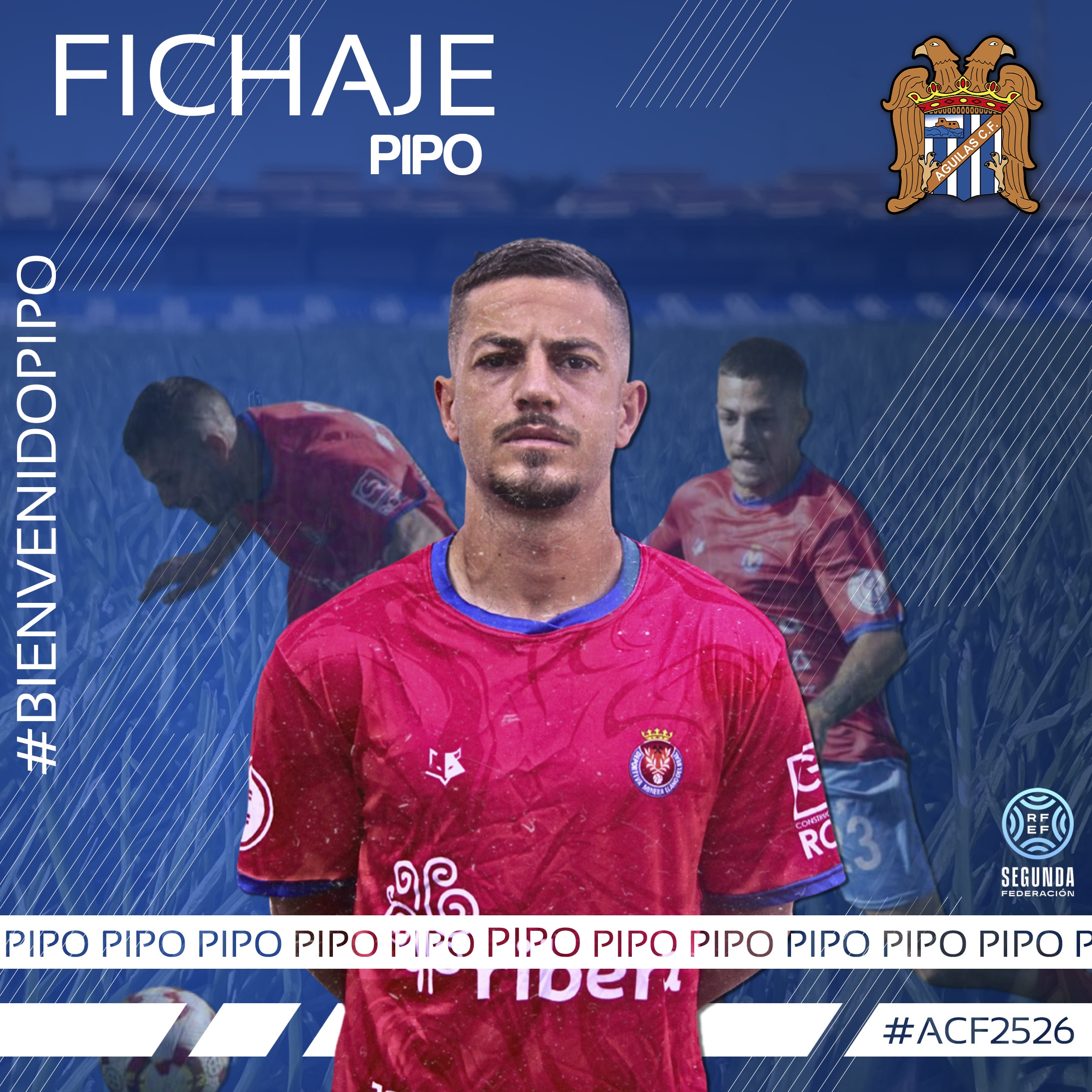 Pipo refuerza el ataque del Águilas Fútbol Club