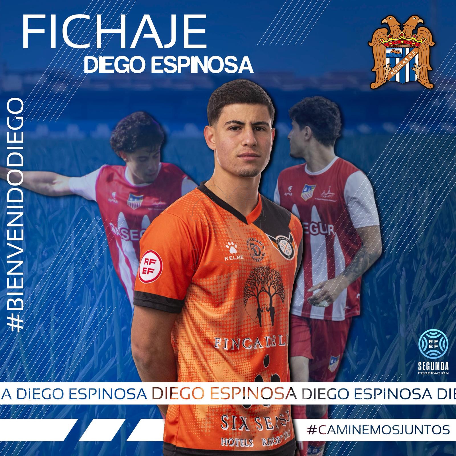 Espinosa, polivalencia Sub-23 para la defensa del Águilas Fútbol Club