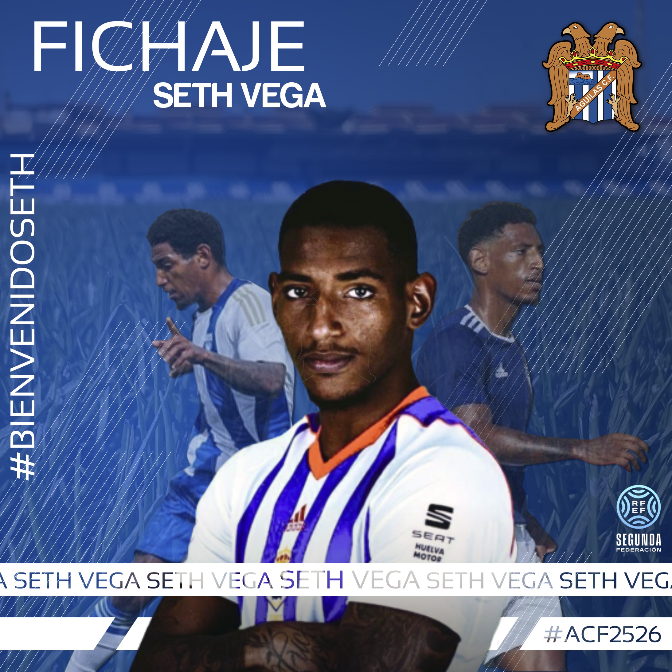 Seth Vega, quinto fichaje del Águilas para la nueva temporada