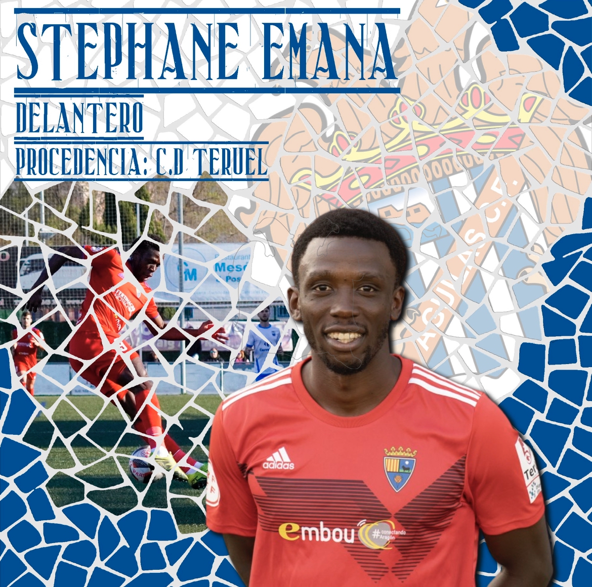 Emaná, un ‘nueve’ para el Águilas Fútbol Club