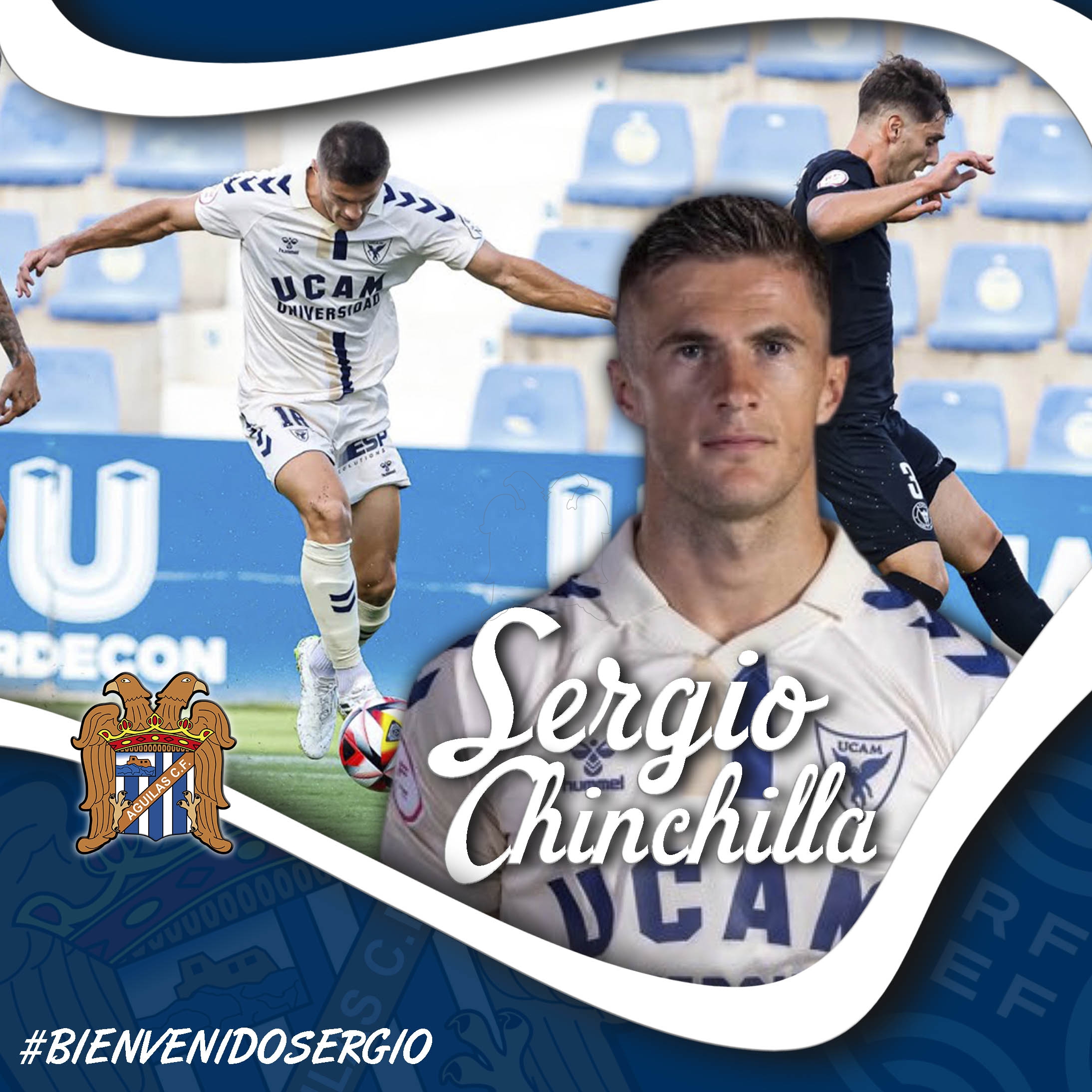 Sergio Chinchilla, velocidad y desborde para el ataque del Águilas Fútbol Club