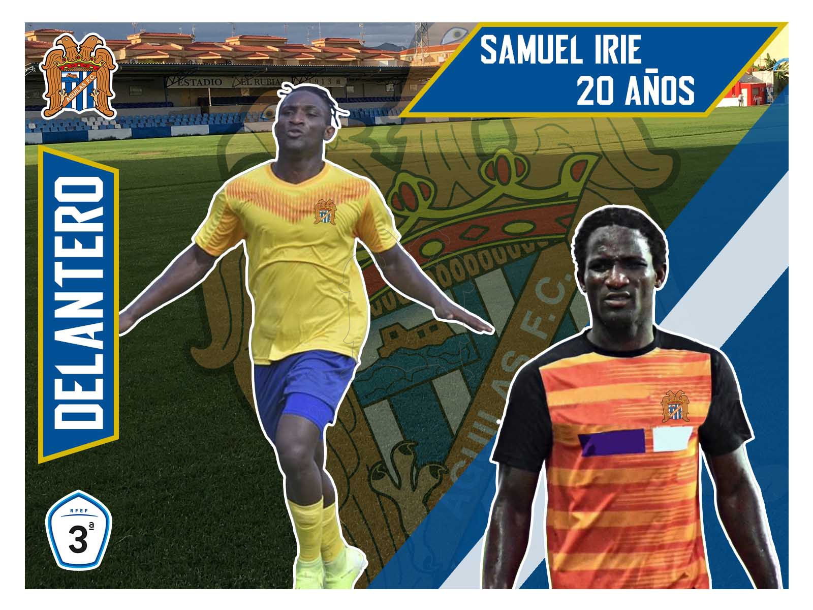 Samuel Irie, duodécimo fichaje del Águilas F.C.