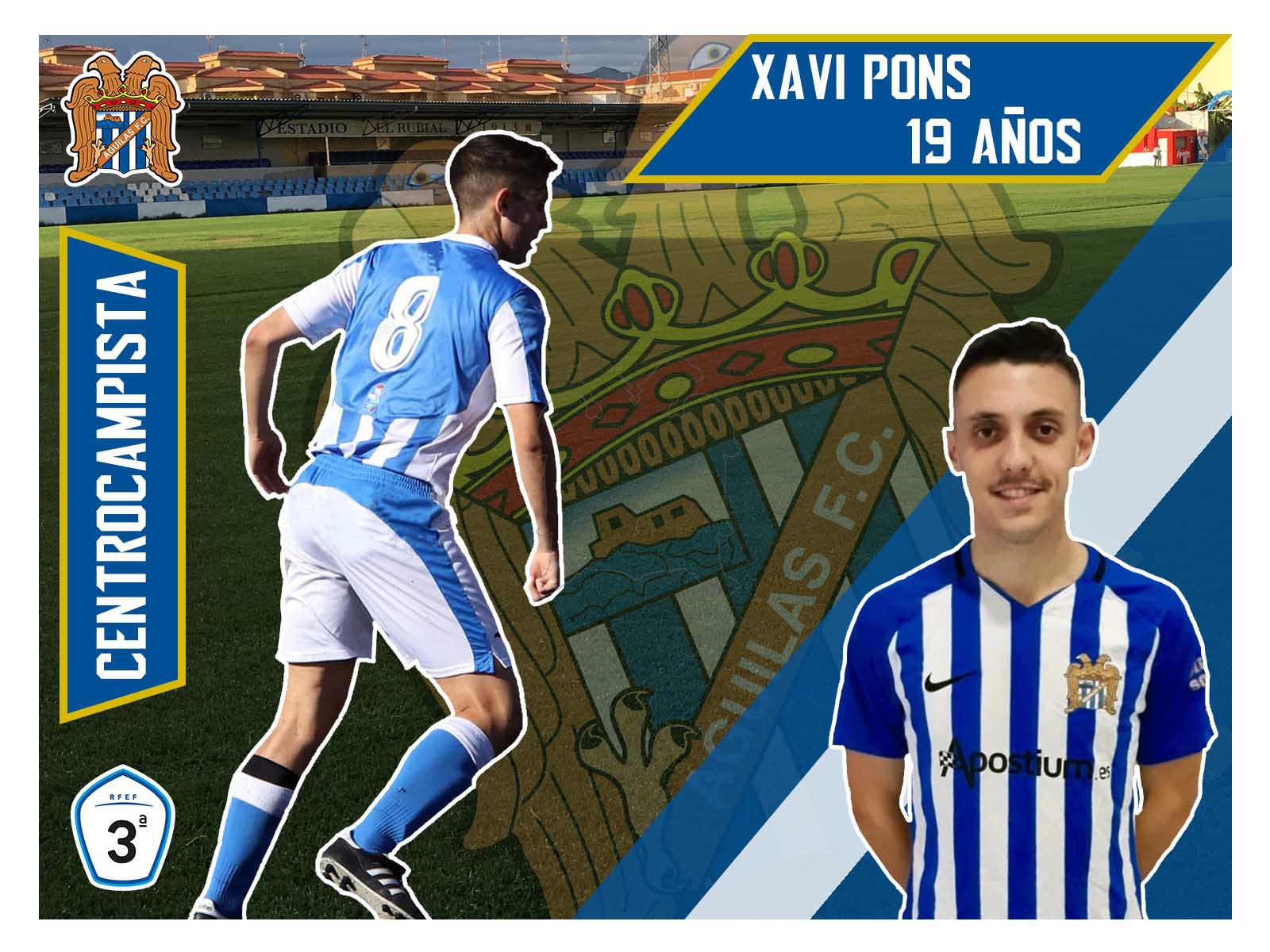 Xavi Pons, tercer fichaje del Águilas F.C. B