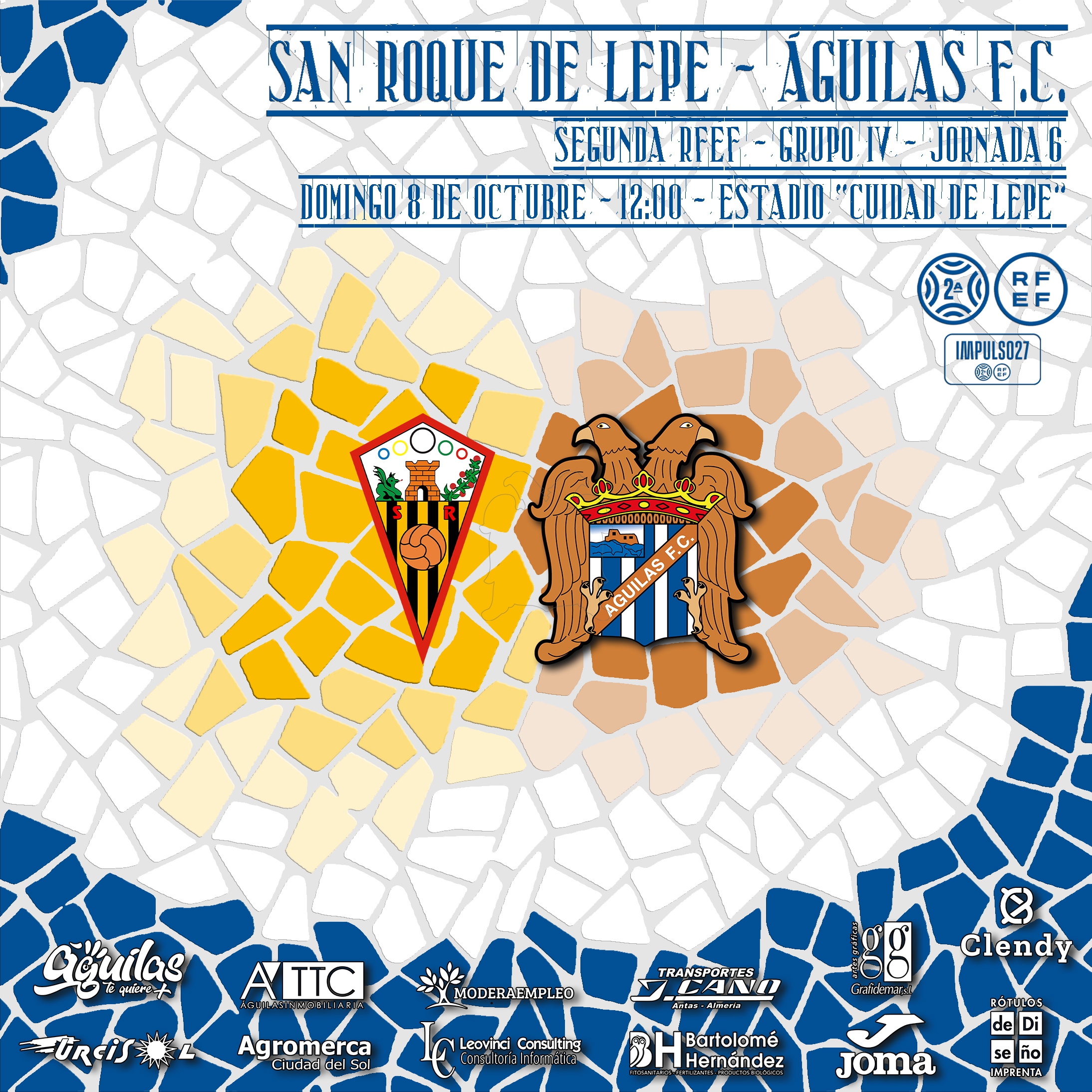 C.D. San Roque de Lepe - Águilas F.C. | PREVIA | Un duelo sin hueco para los chistes
