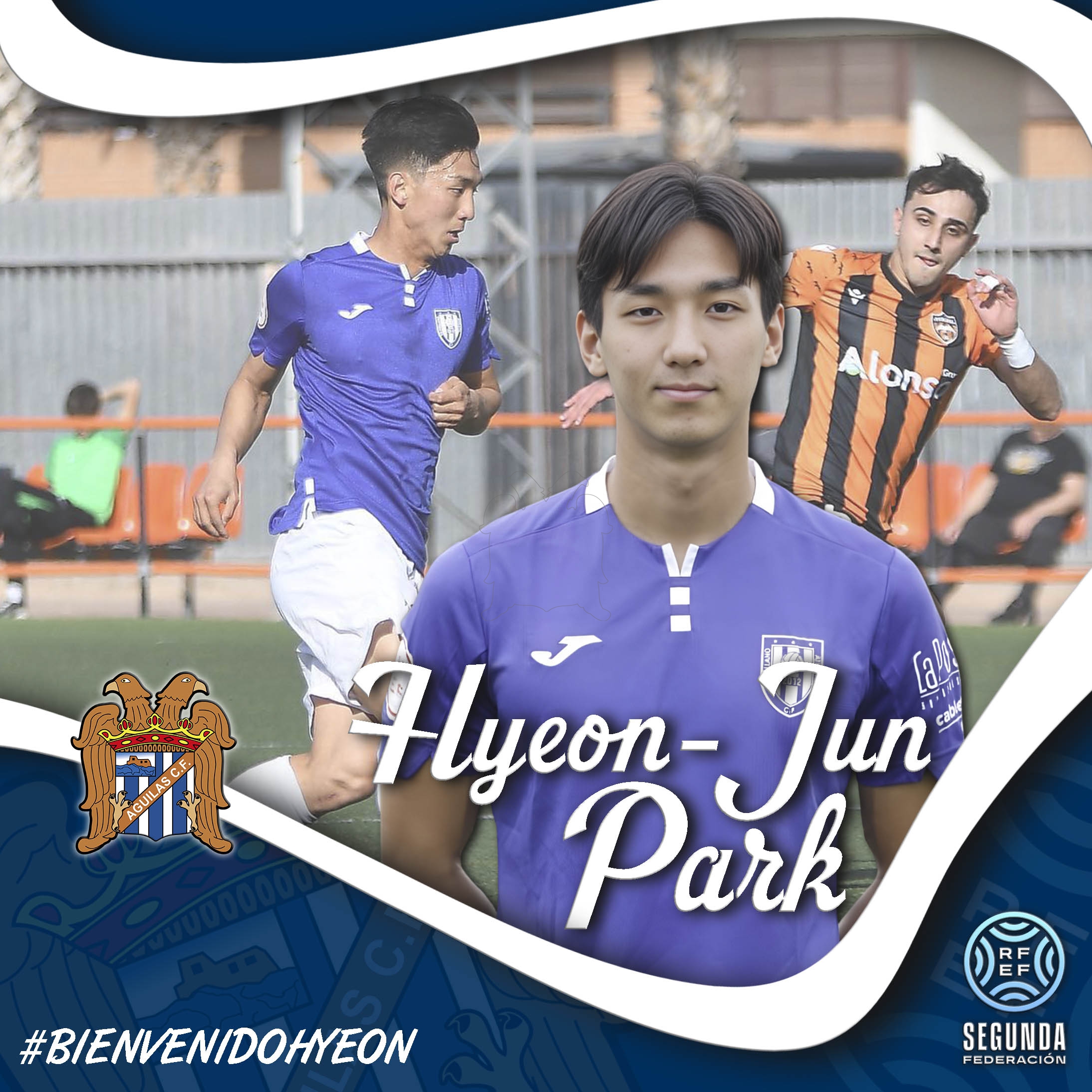 El mediapunta coreano Hyeon-Jun Park ficha por el Águilas Fútbol Club