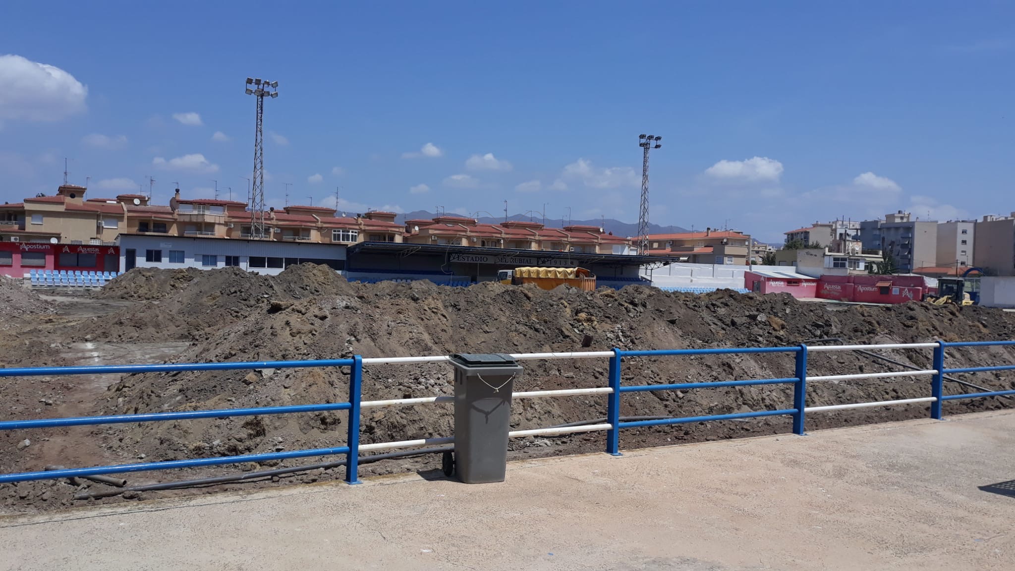 Continúan a buen ritmo las obras en El Rubial