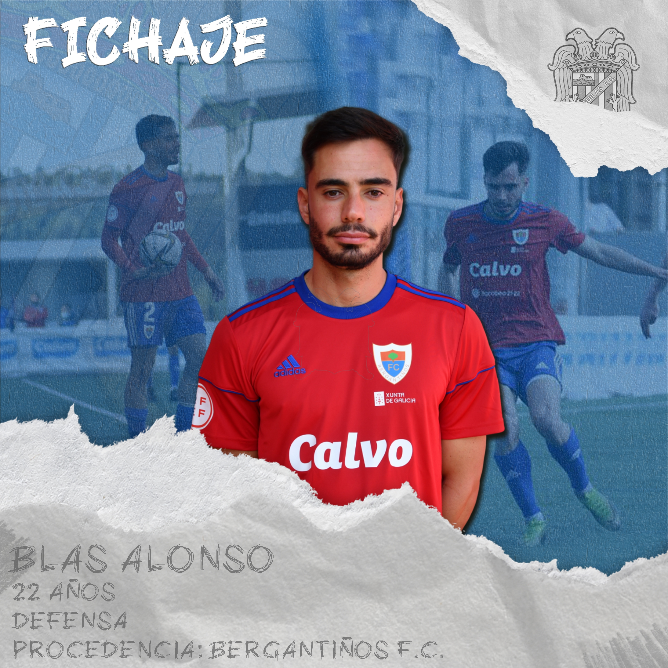 Blas Alonso, un lateral derecho para el nuevo Águilas