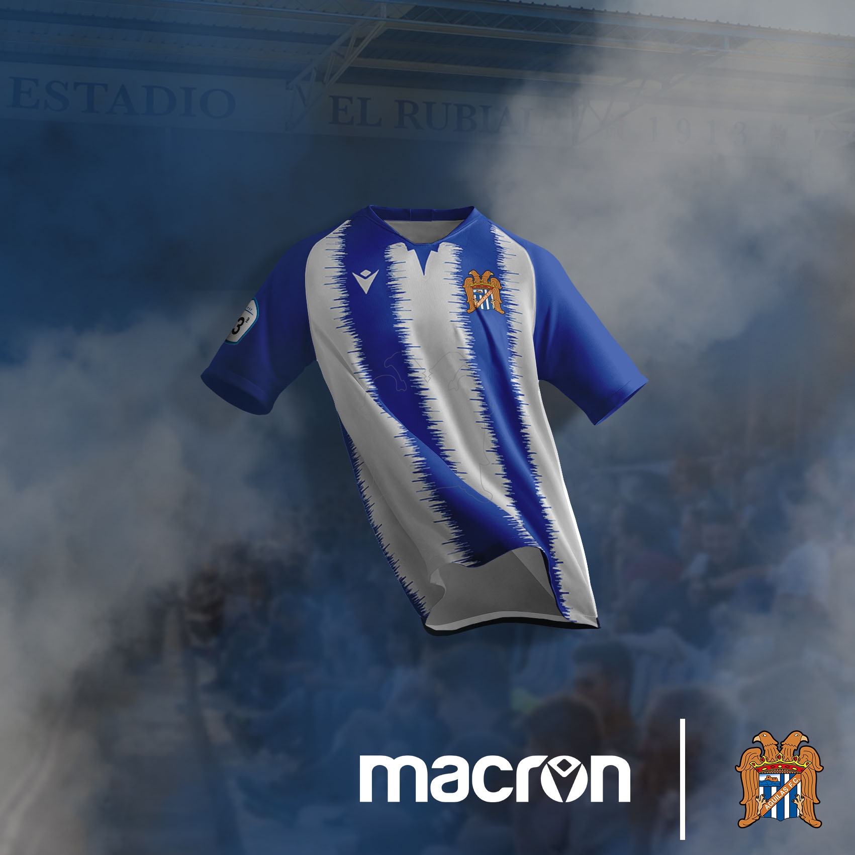 Macron será la encargada de vestir al Águilas F.C. la temporada 2020/21