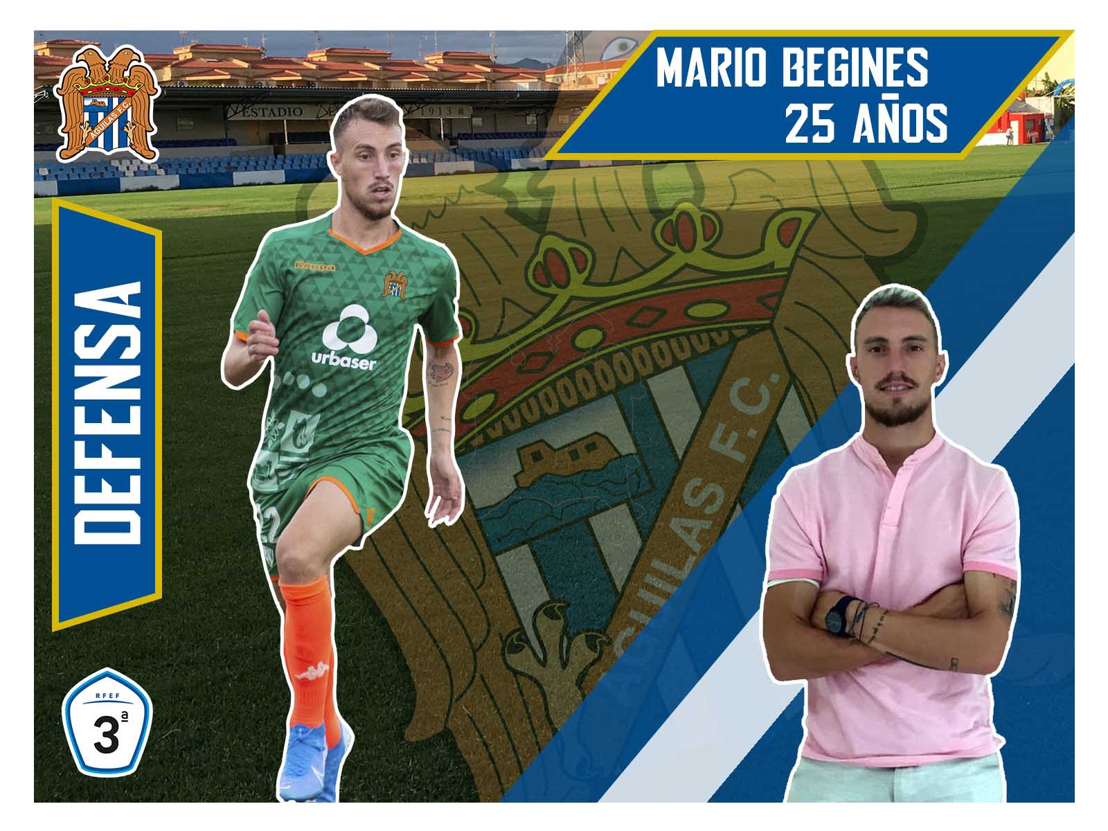 Mario Begines, fichaje número 21 de la temporada