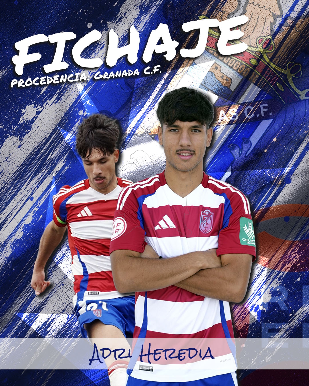 Adri Heredia, talento Sub-23 para el centro del campo blanquiazul