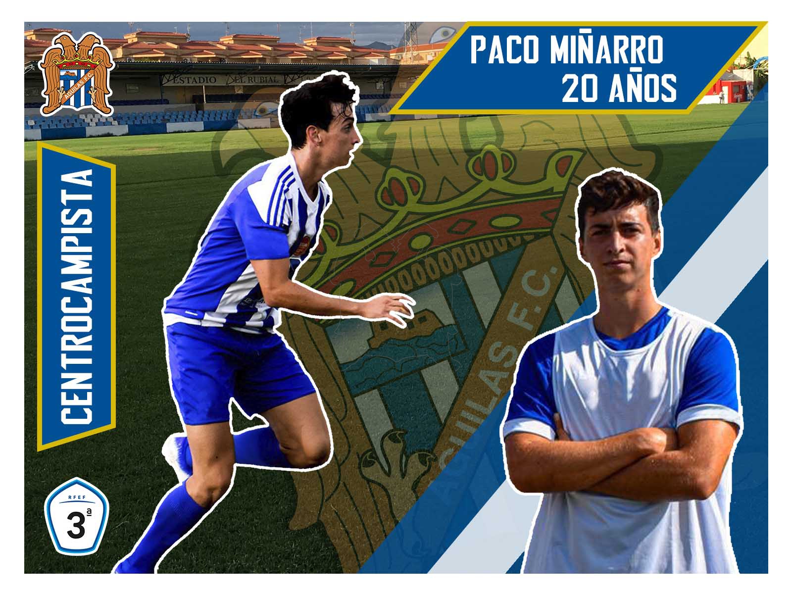Paco Miñarro, nuevo fichaje del Águilas F.C.