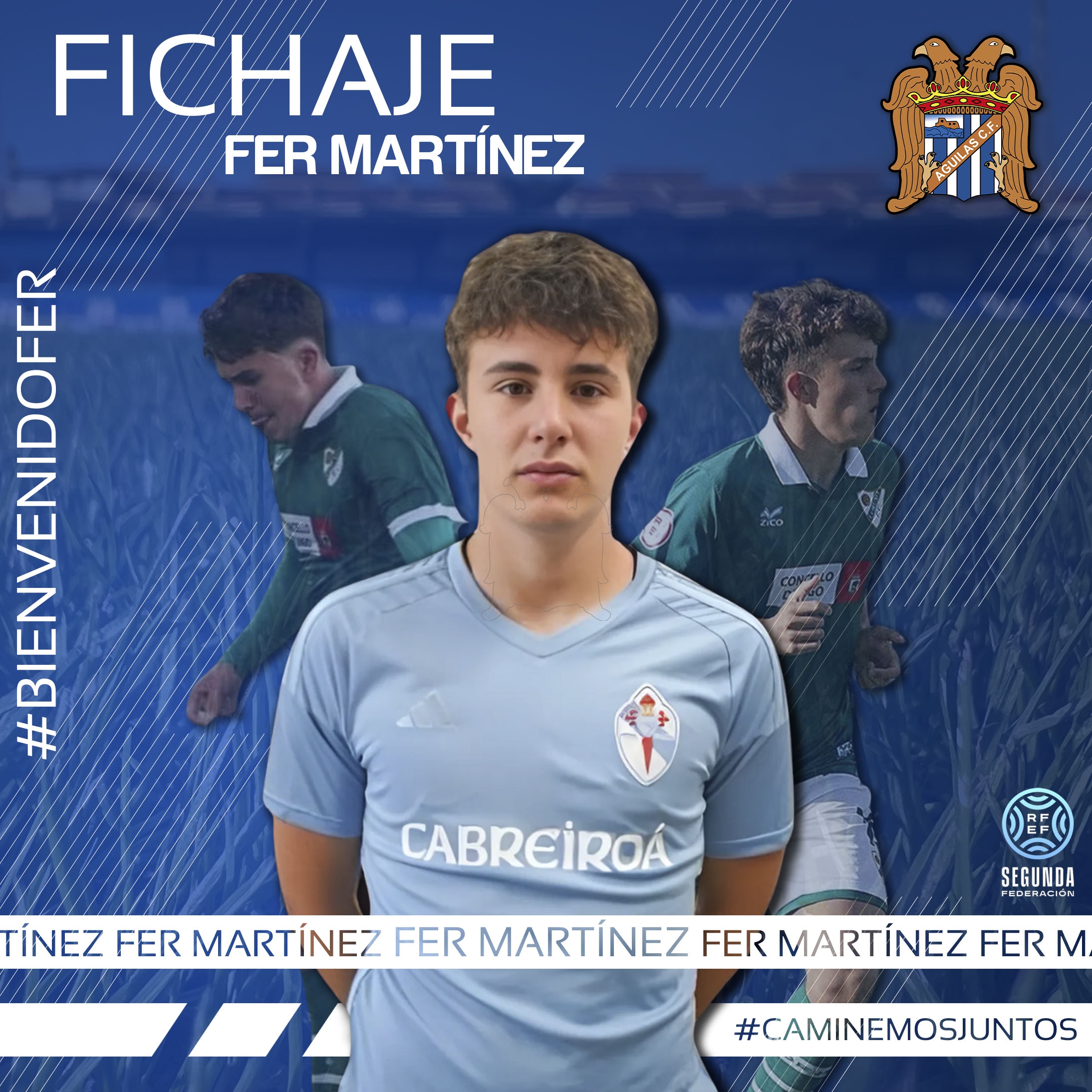 Fer Martínez, talento Sub-23 para el ataque del Águilas Fútbol Club