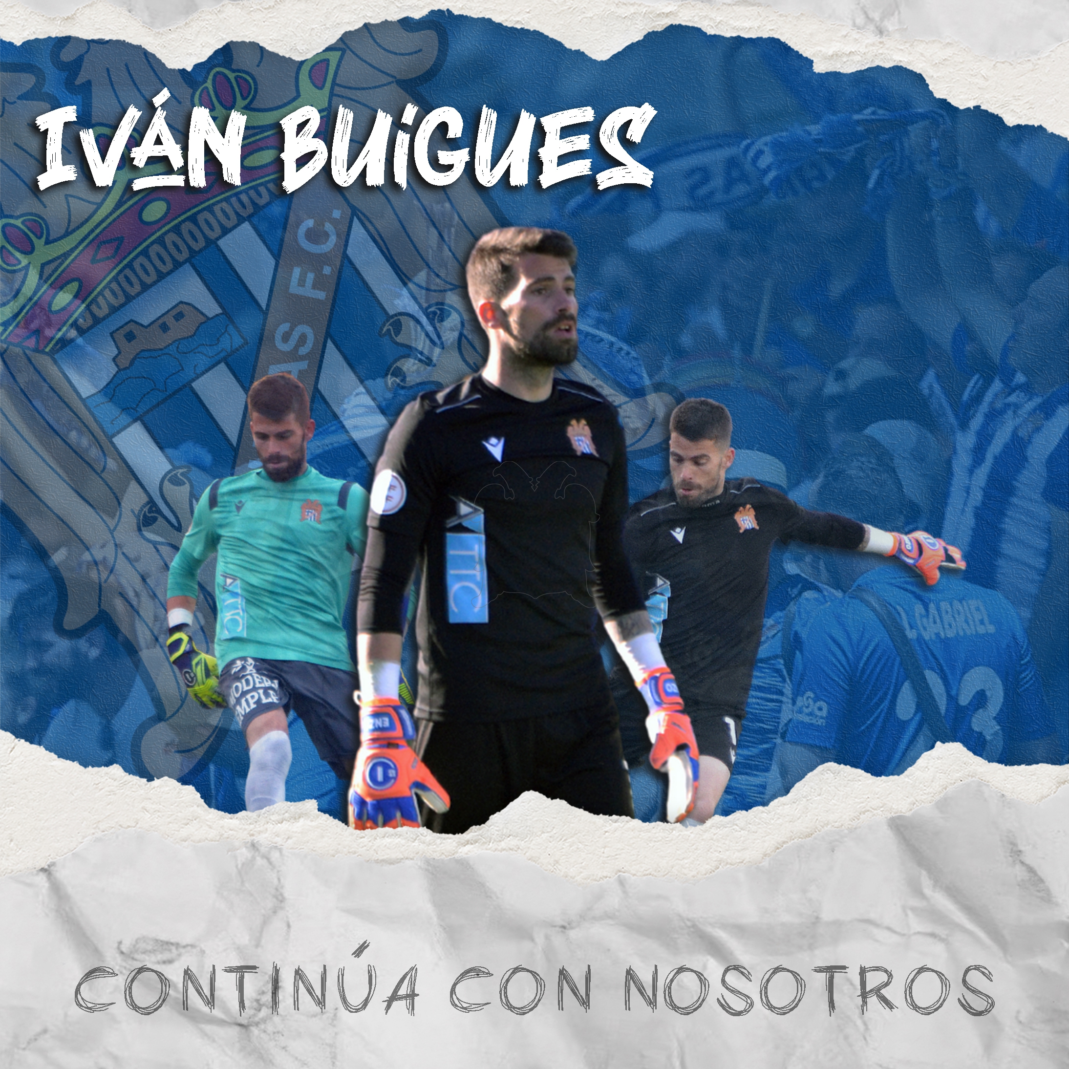 Iván Buigues seguirá defendiendo la portería del Águilas