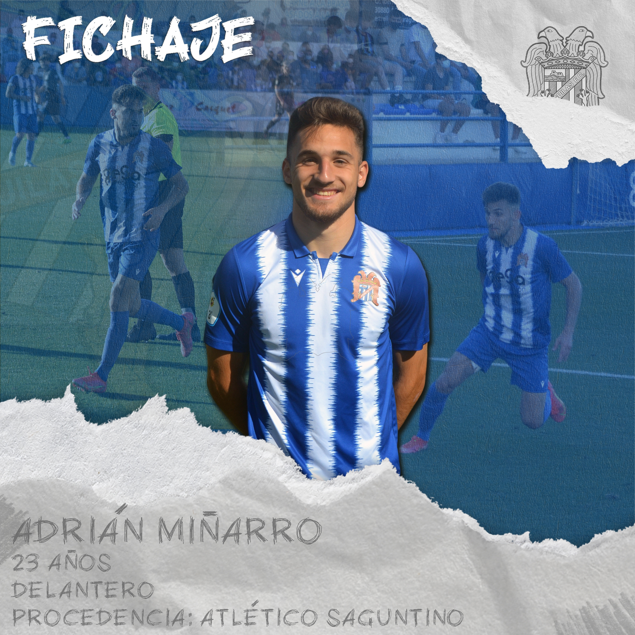 Adri vuelve al Águilas tras ascender con el Saguntino