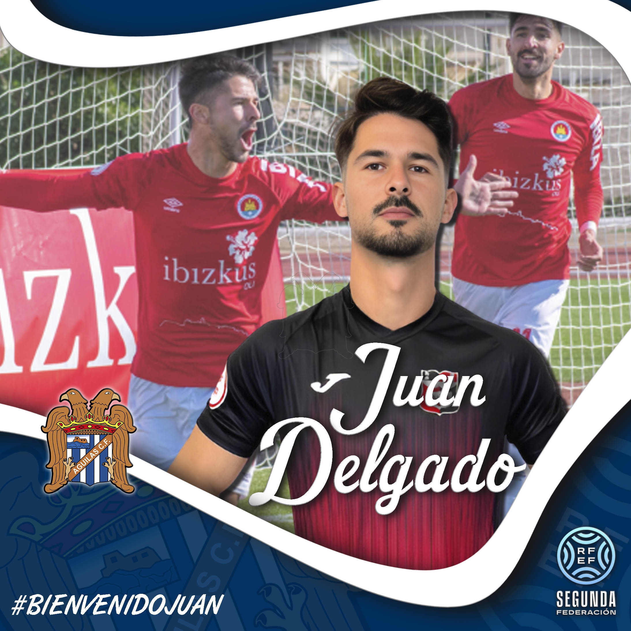 Juan Delgado apuntala la delantera del Águilas Fútbol Club