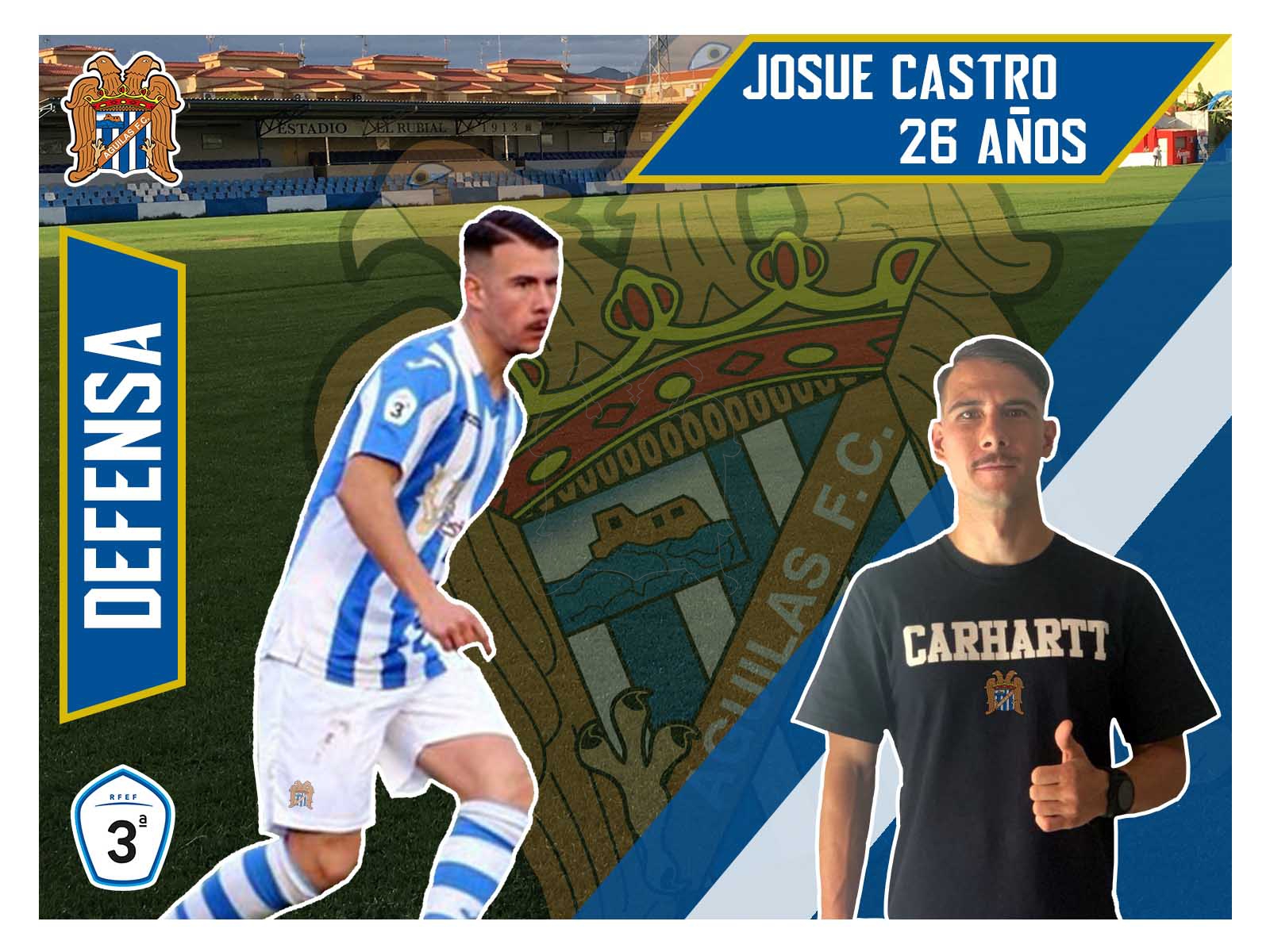 Josué Castro se convierte en el sexto fichaje del Águilas F.C.