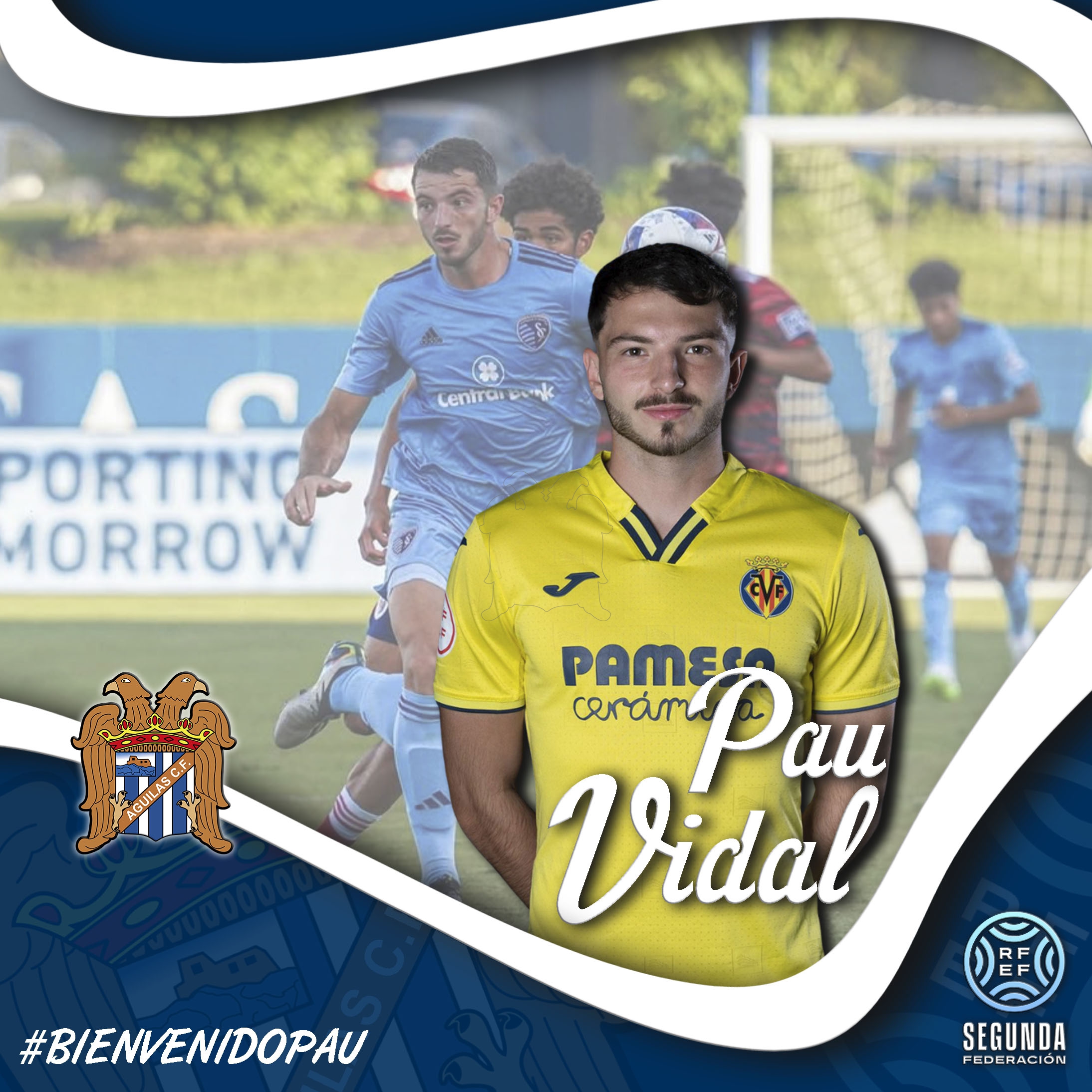 El Águilas refuerza su delantera con el fichaje de Pau Vidal