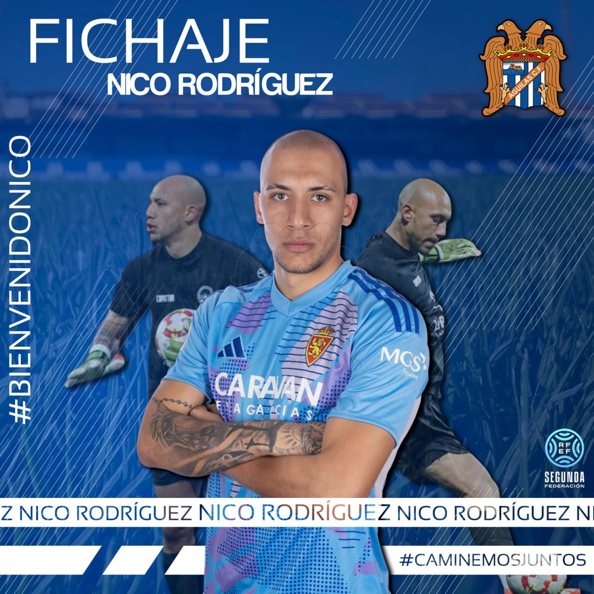 Nico Rodríguez, nuevo portero del Águilas Fútbol Club