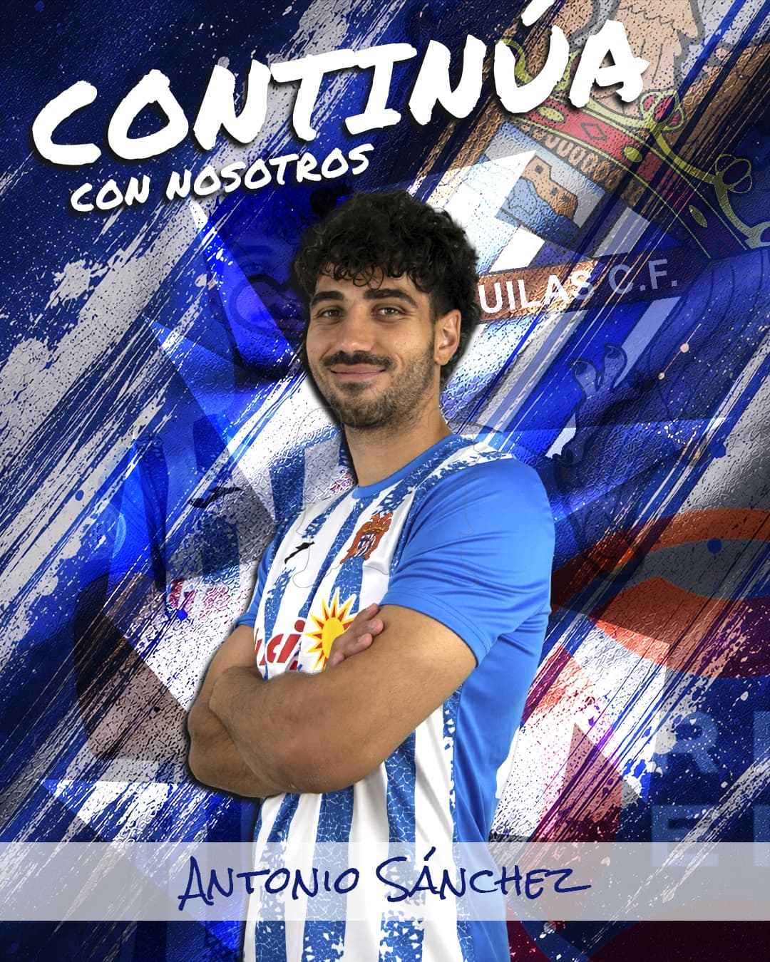 Antonio Sánchez continuará defendiendo la camiseta del Águilas en Primera RFEF