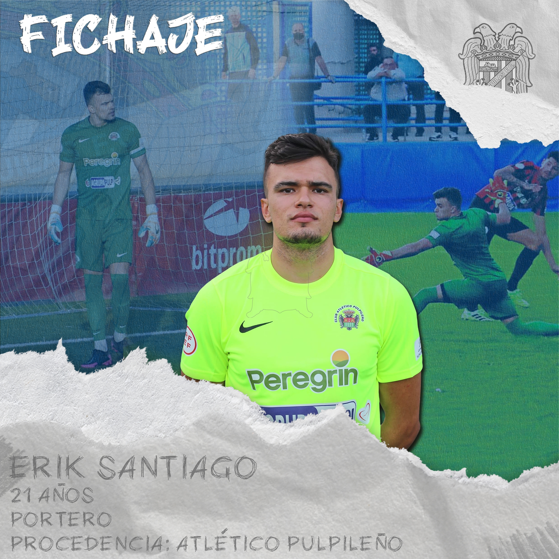 Erik, una promesa para la portería del Águilas