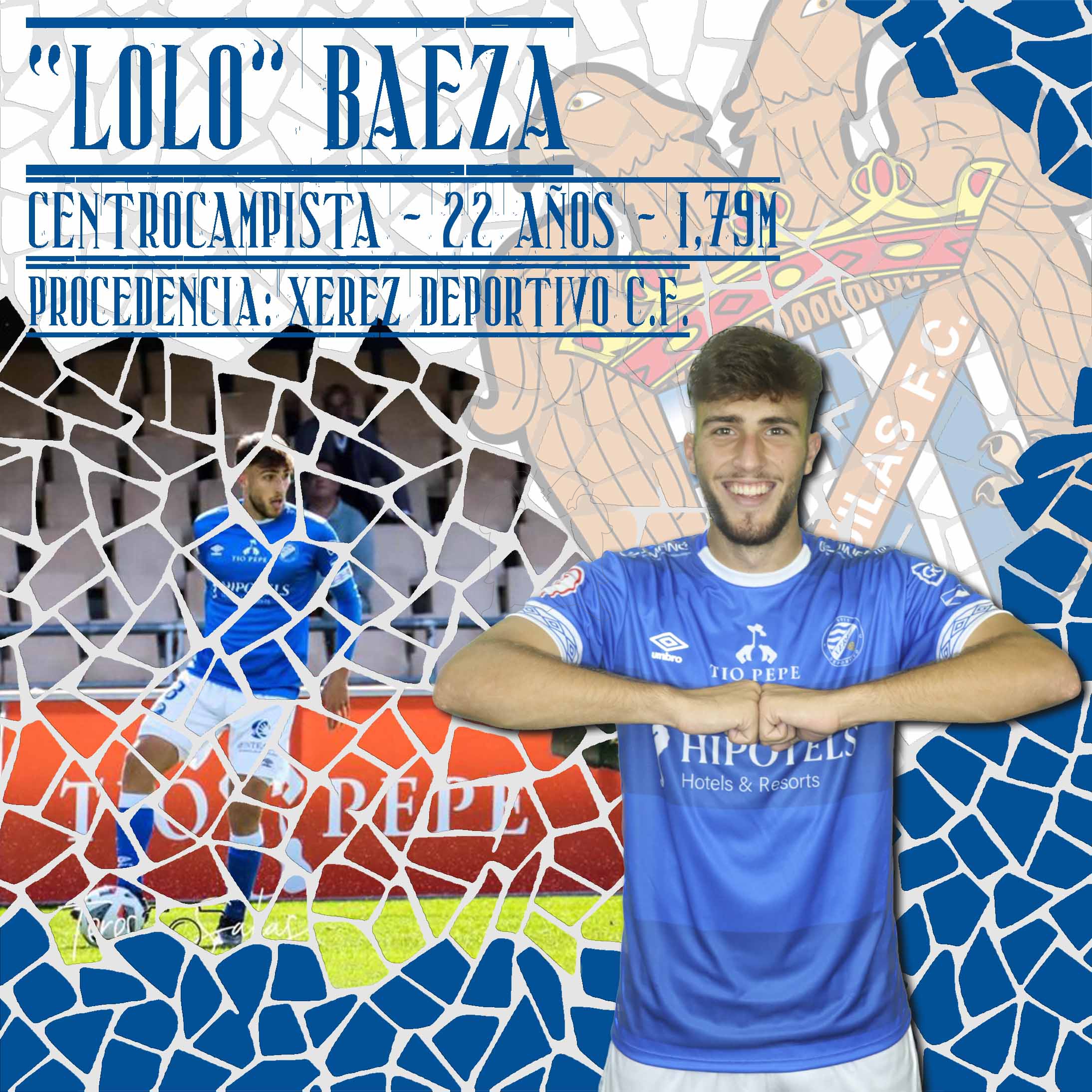 El centrocampista Sub-23 Baeza, tercer fichaje del Águilas Fútbol Club