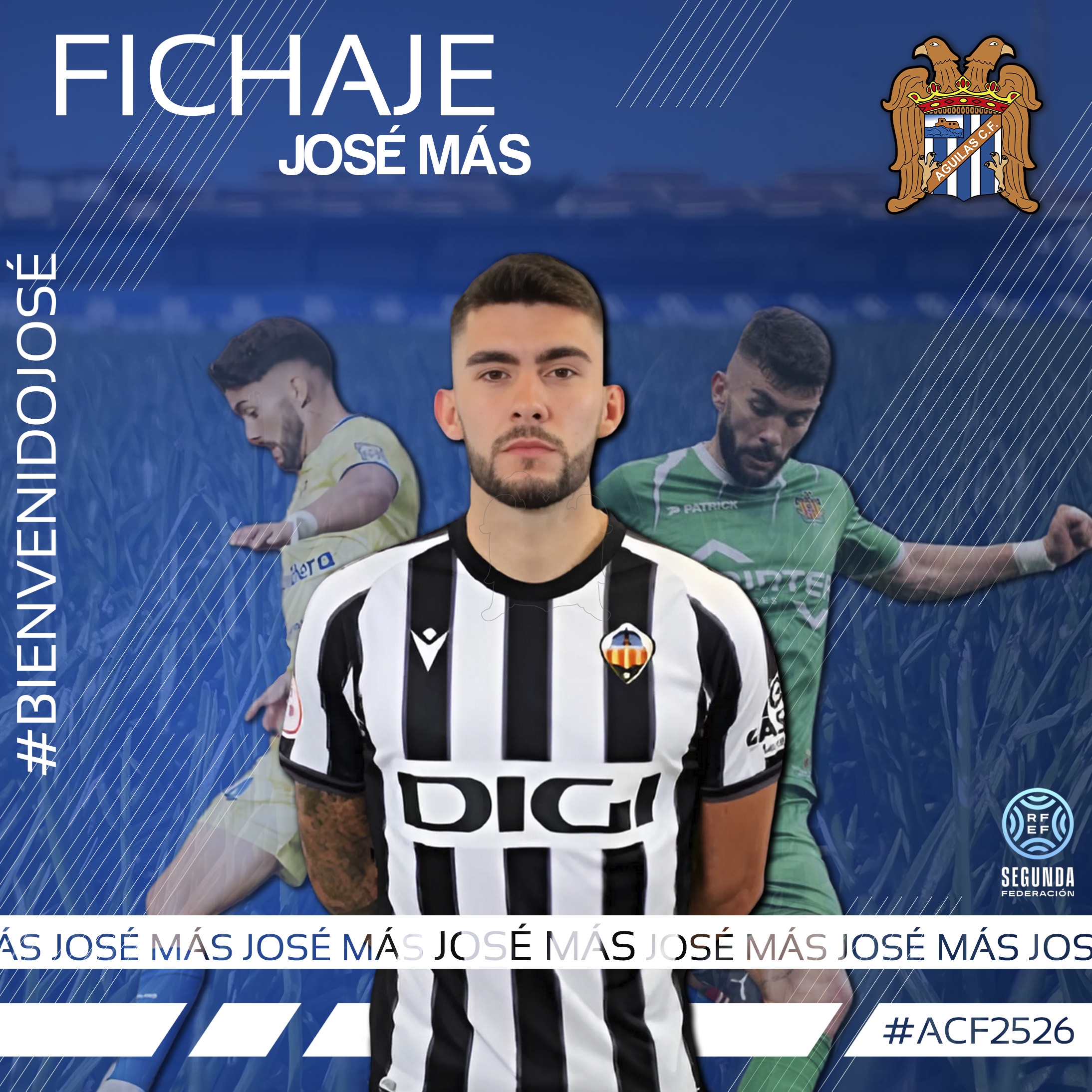 José Más, pura polivalencia para el lateral del Águilas Fútbol Club