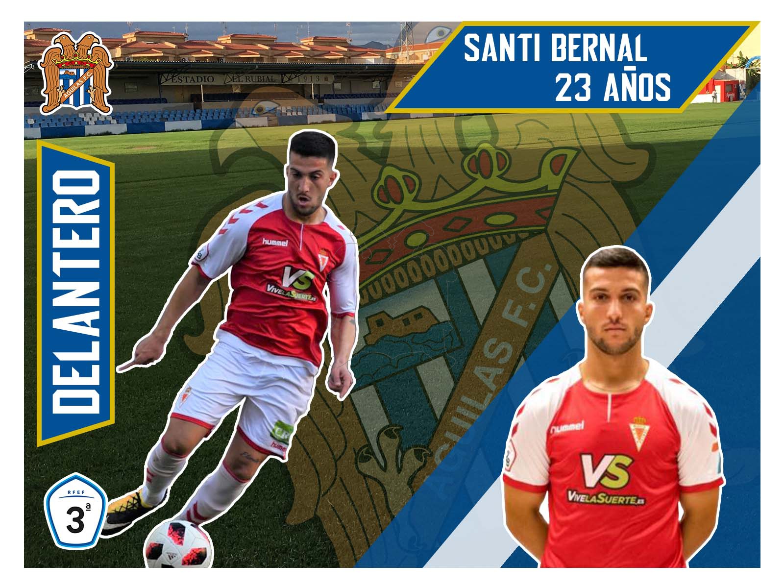 Santi Bernal, nuevo refuerzo del Águilas F.C.