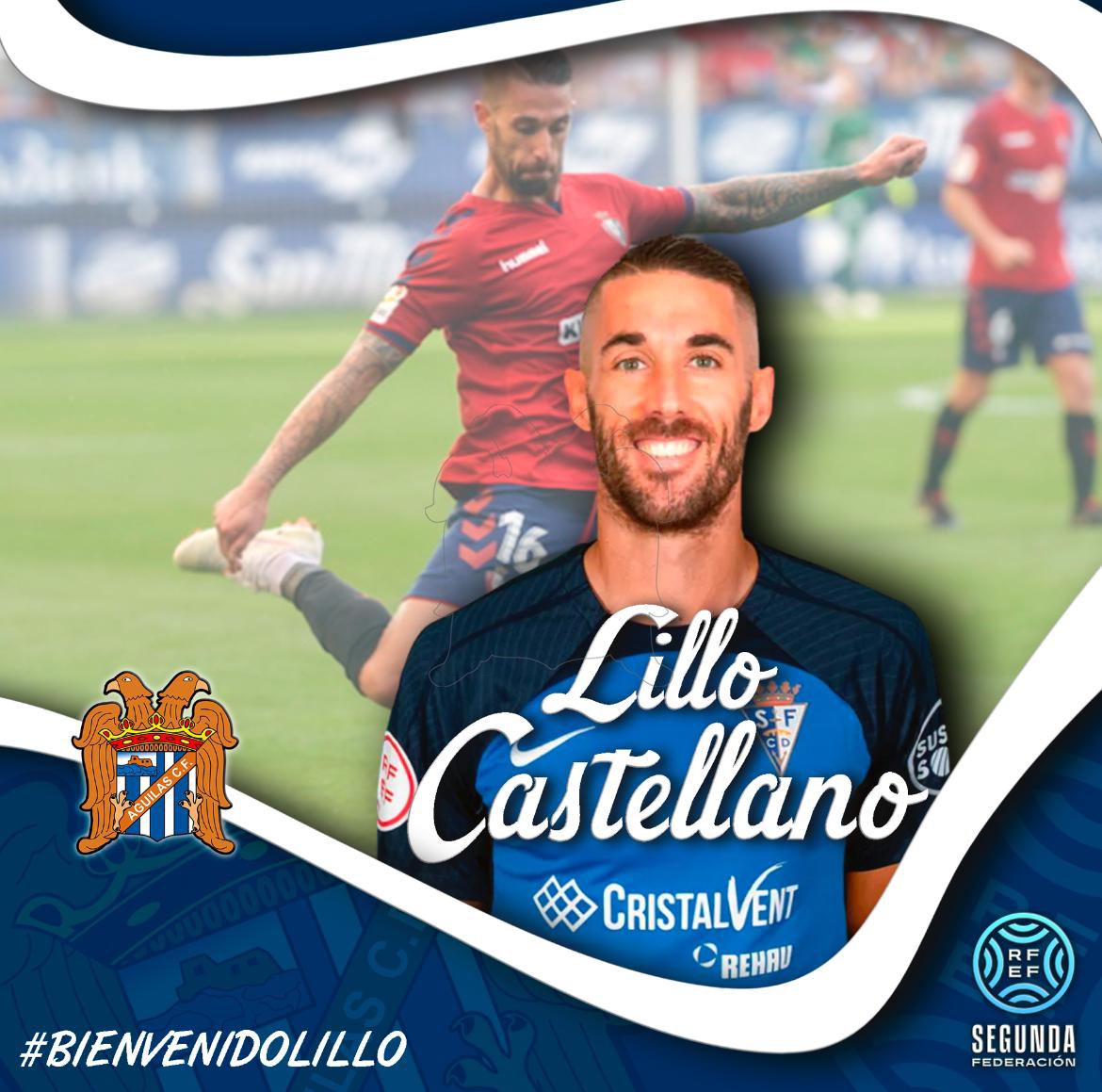 Lillo, primer fichaje de invierno del Águilas Fútbol Club