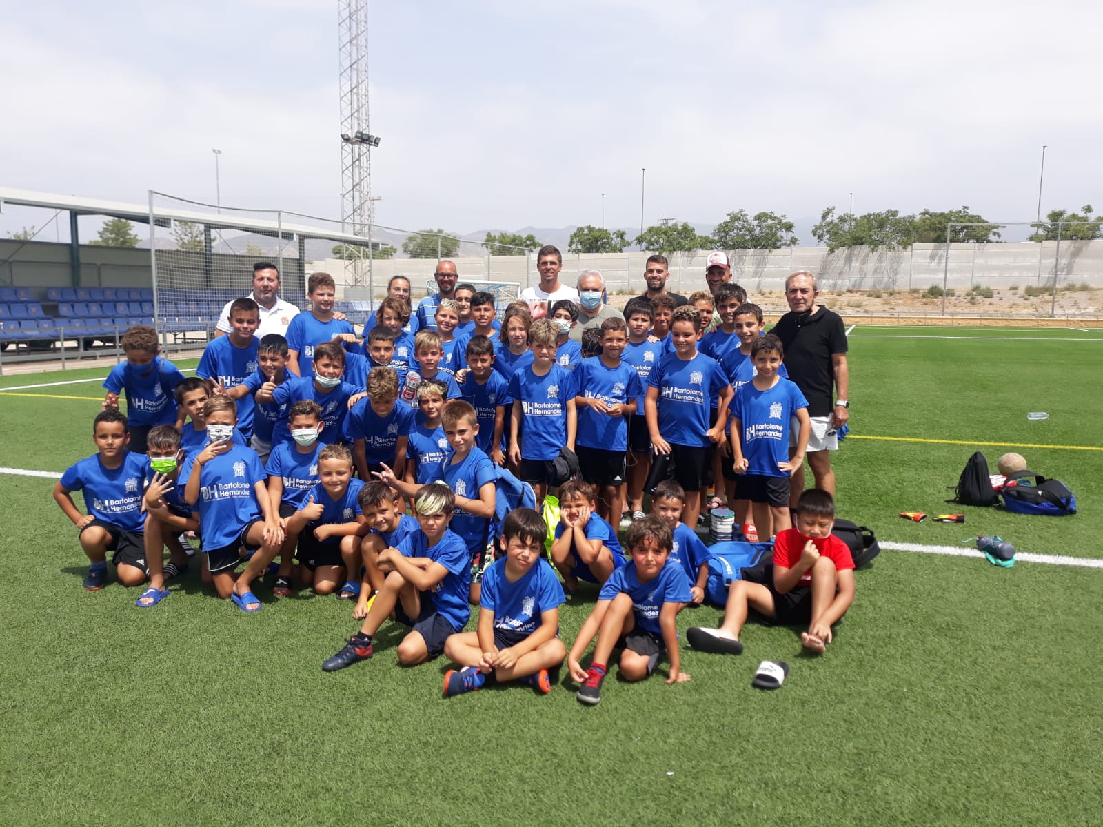 Éxito rotundo del III Campus de Verano Águilas Fútbol Club