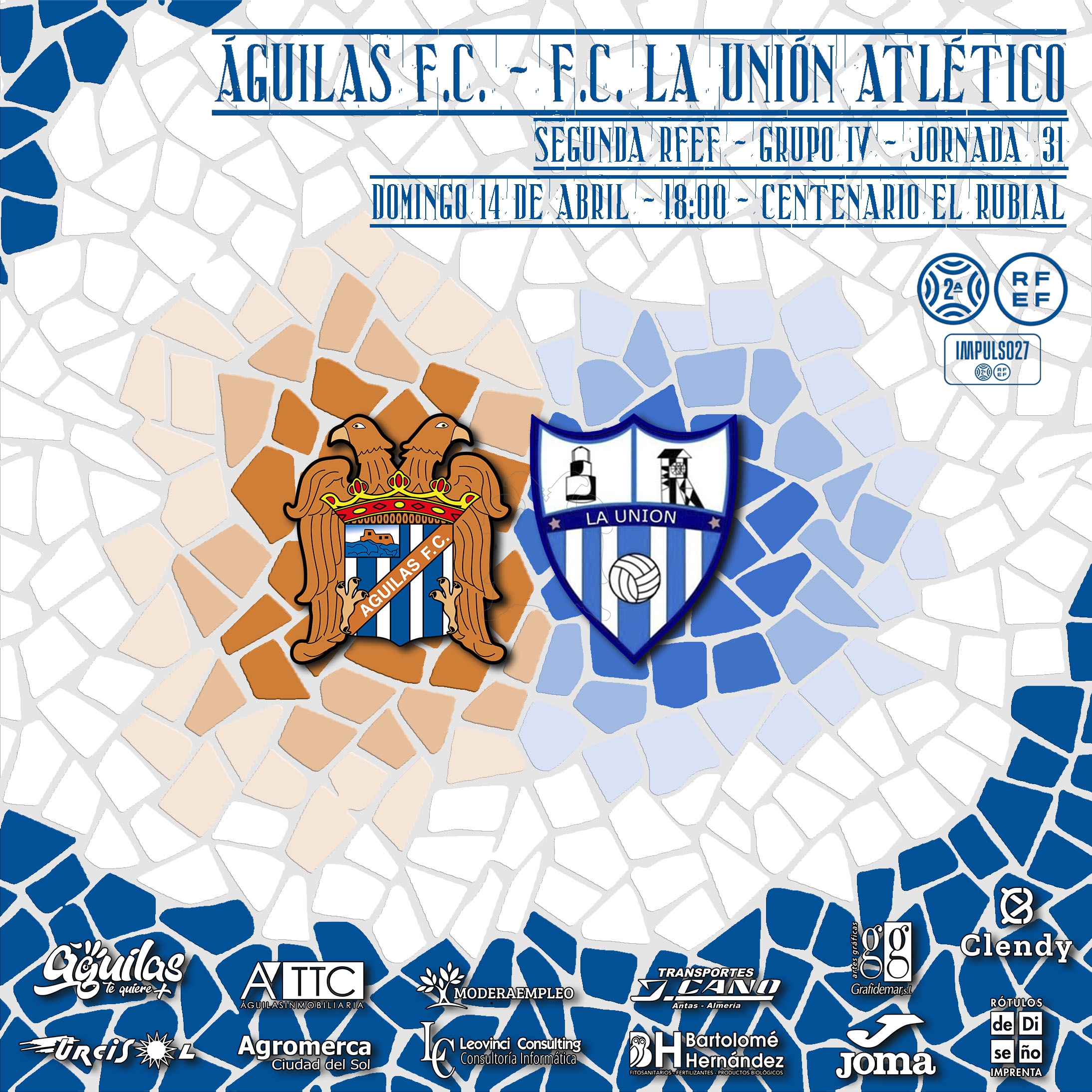 Águilas F.C. - F.C. La Unión Atl.  | PREVIA | Cuatro finales por los objetivos más optimistas