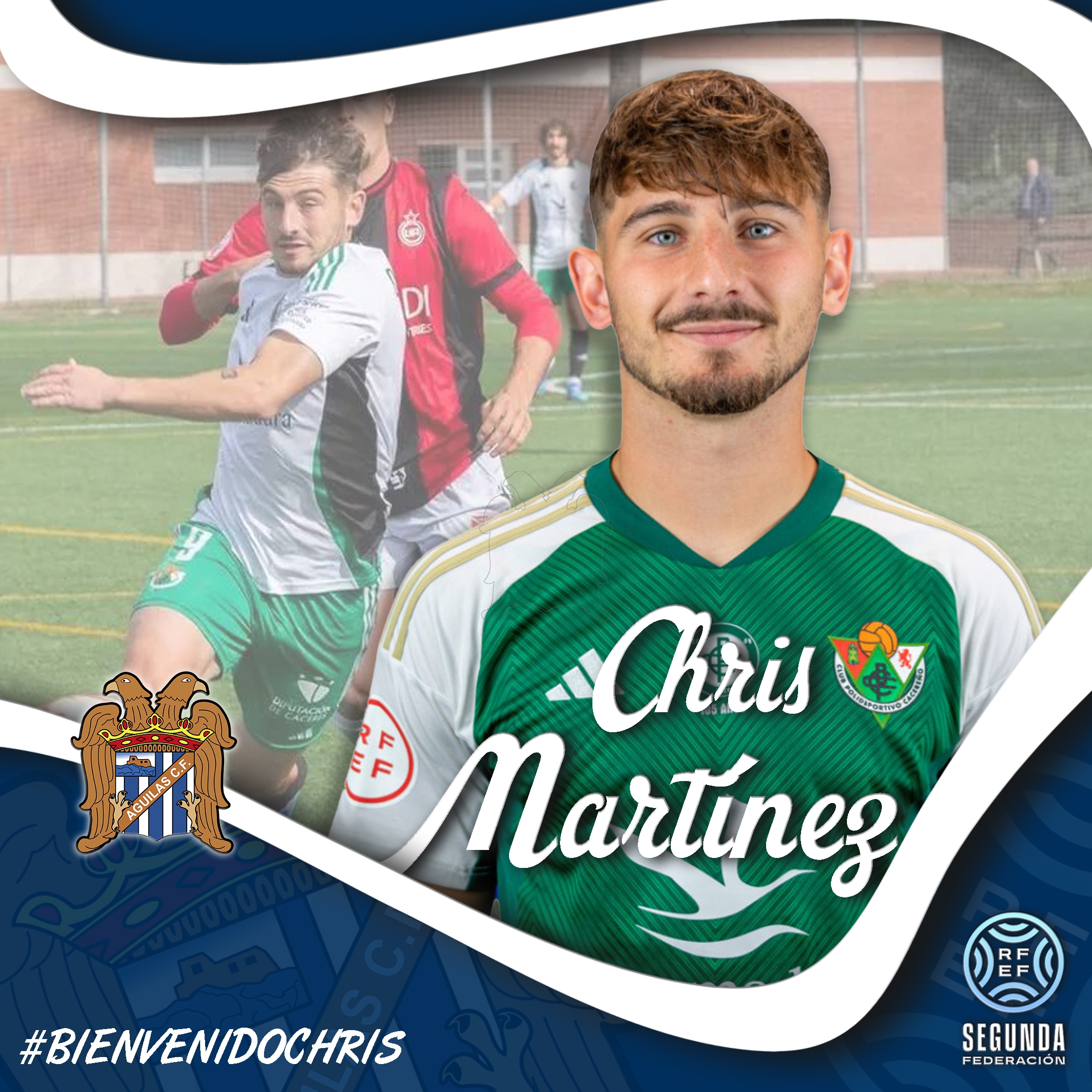 El Águilas ficha a Chris Martínez, uno de los máximos goleadores del Grupo V